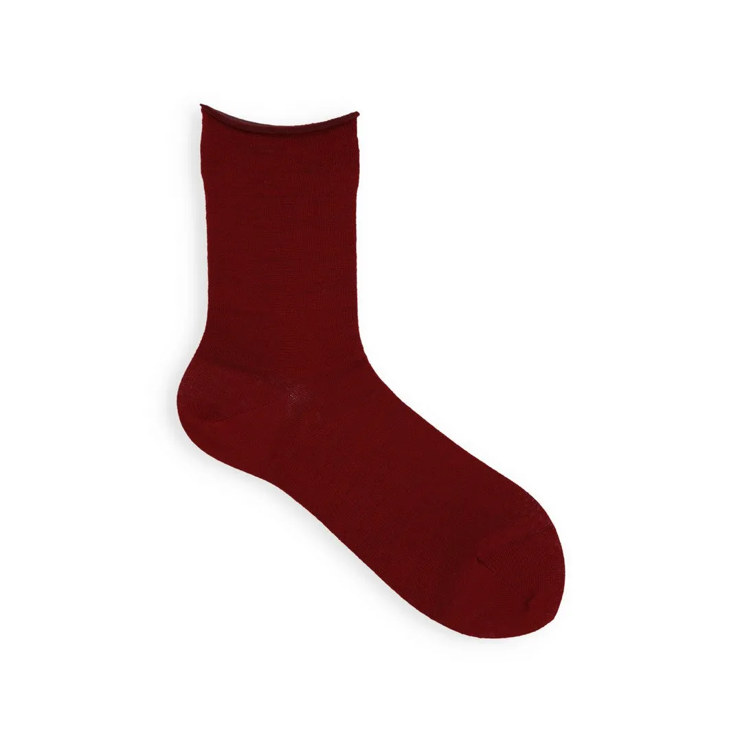 021132468 Premium Finest Merino Rolltop LC Socks M