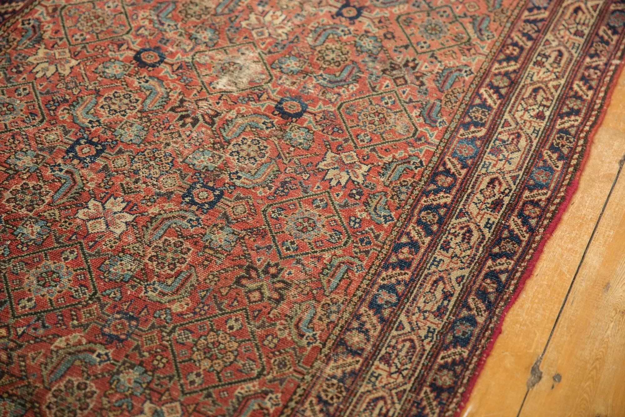 3.5x15 Antique Malayer Rug Runner
