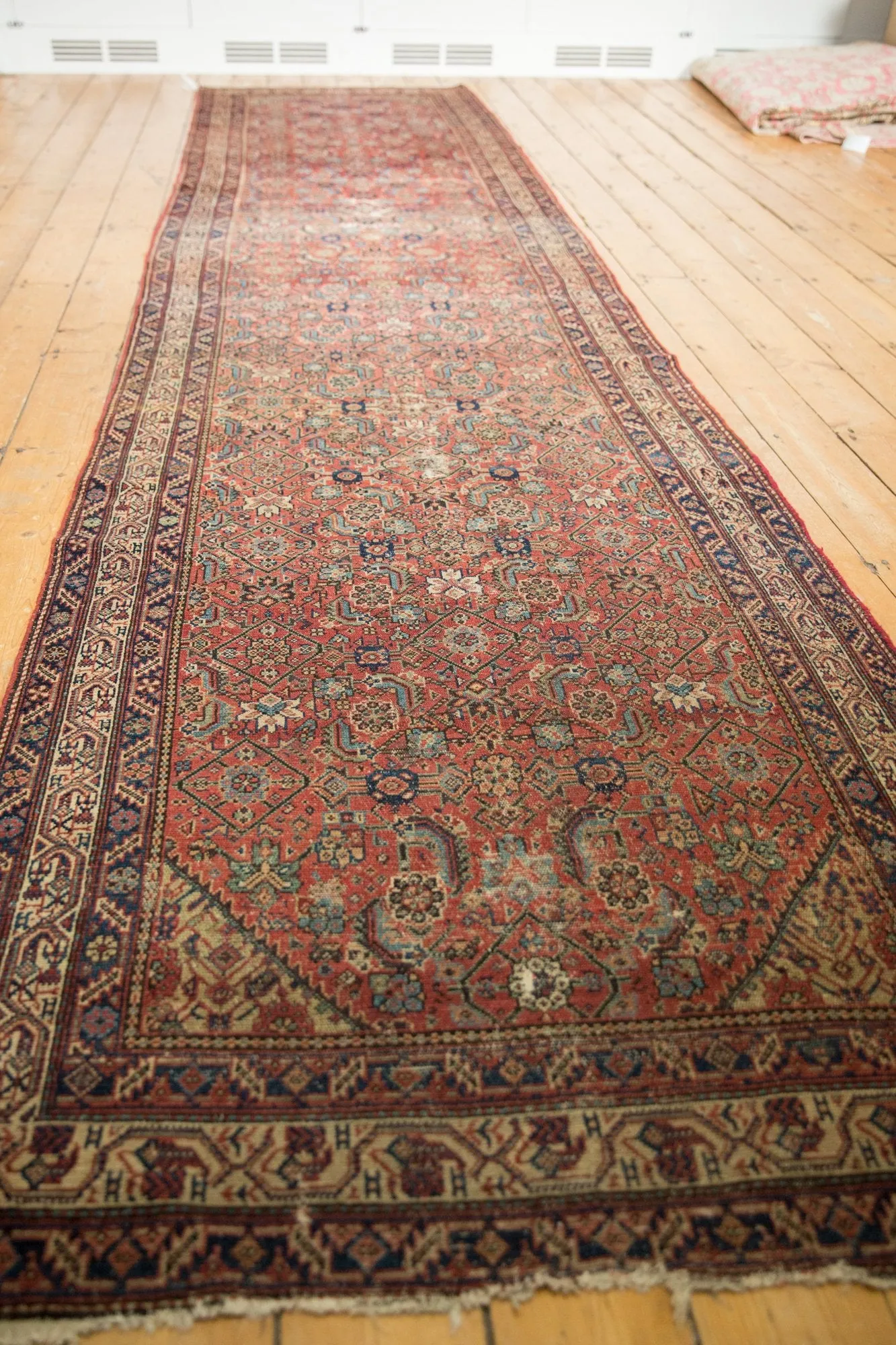 3.5x15 Antique Malayer Rug Runner