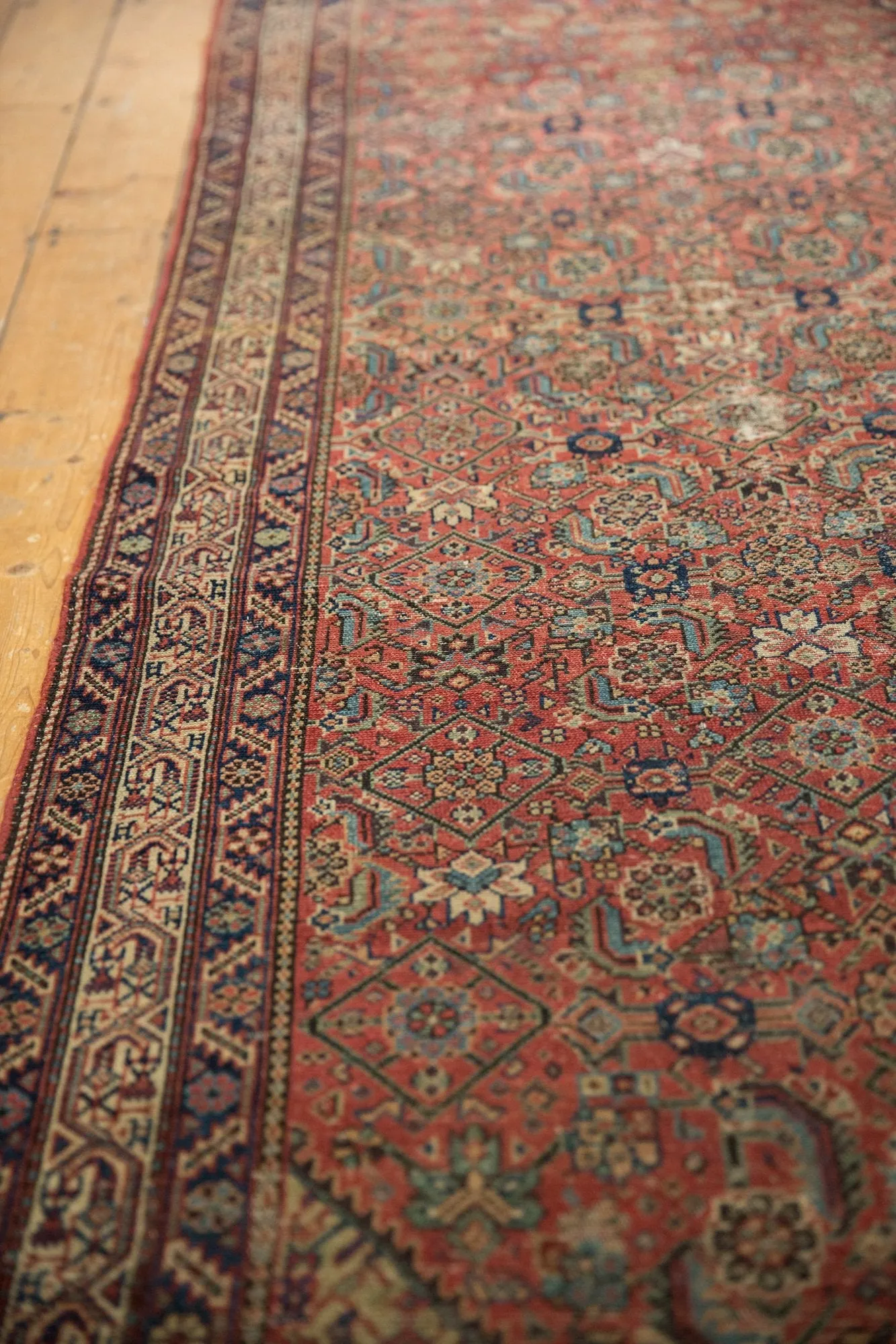 3.5x15 Antique Malayer Rug Runner