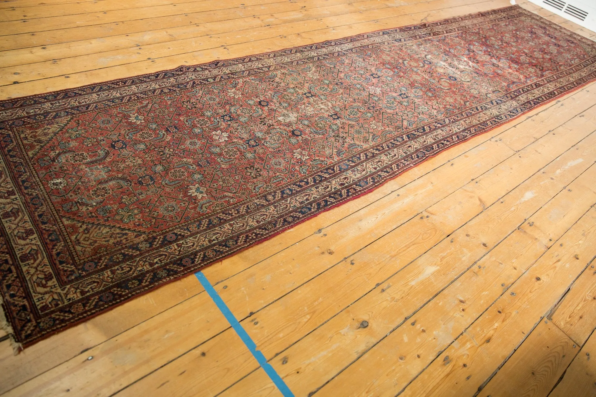 3.5x15 Antique Malayer Rug Runner