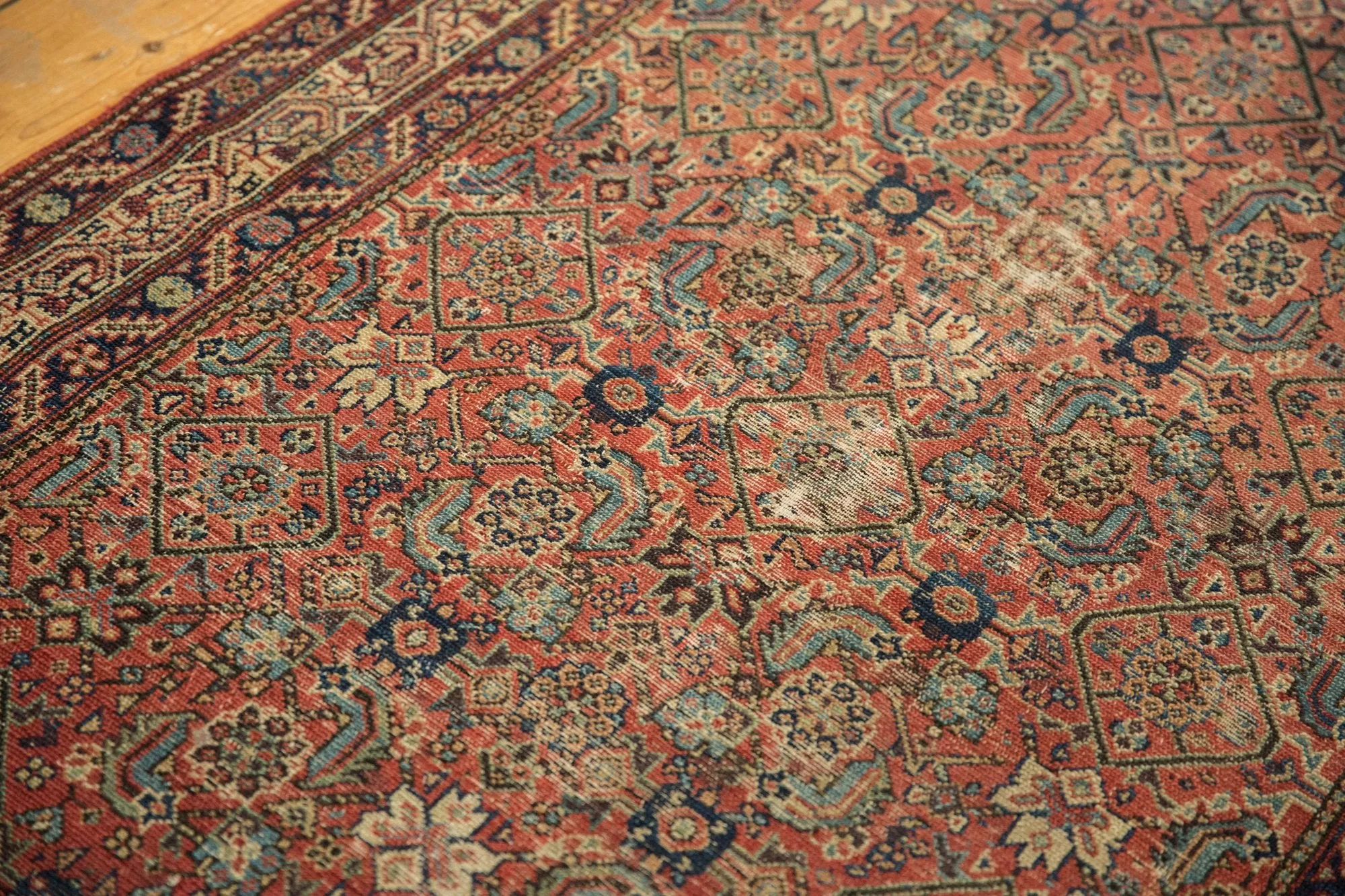 3.5x15 Antique Malayer Rug Runner