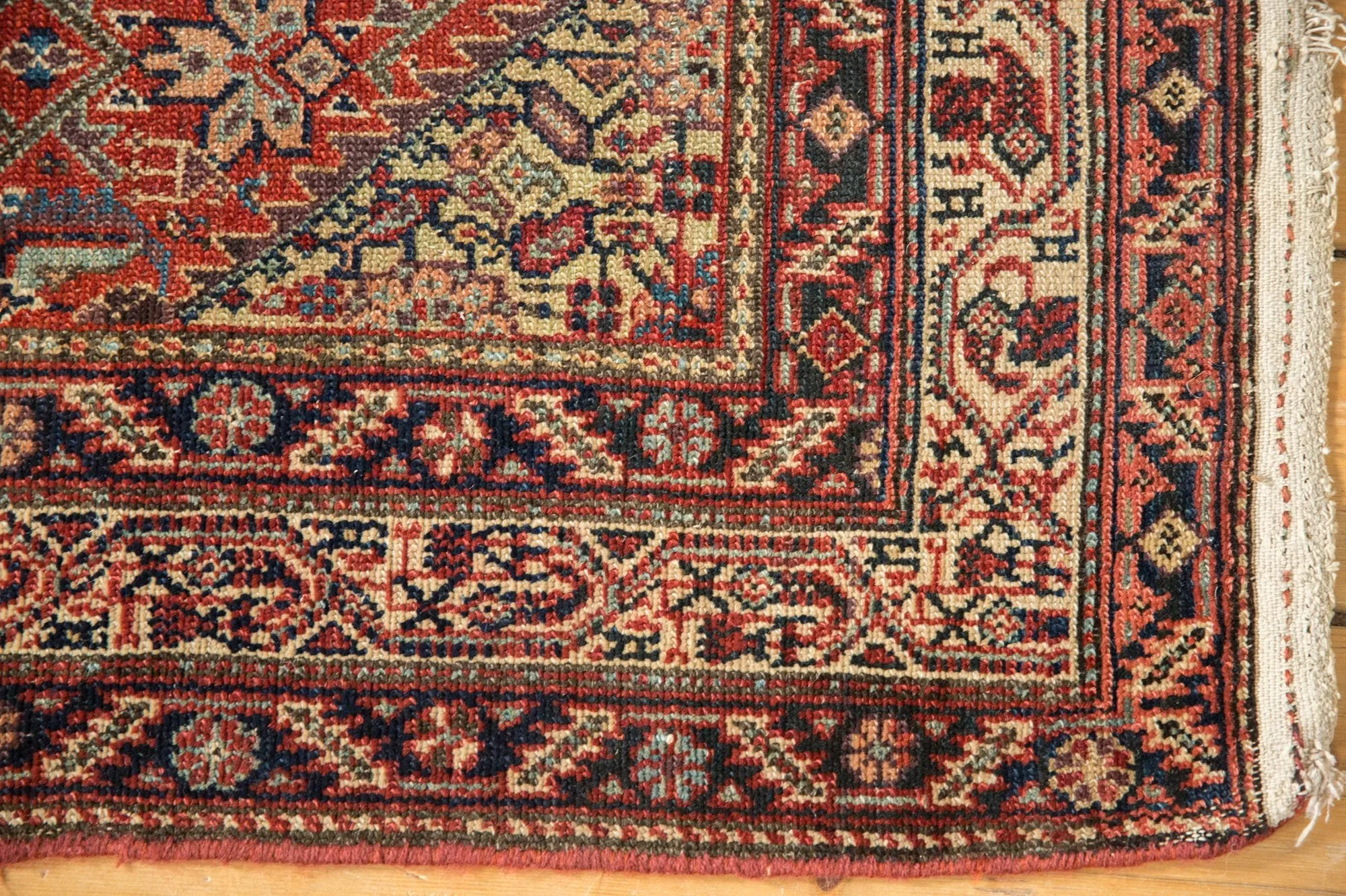 3.5x15 Antique Malayer Rug Runner