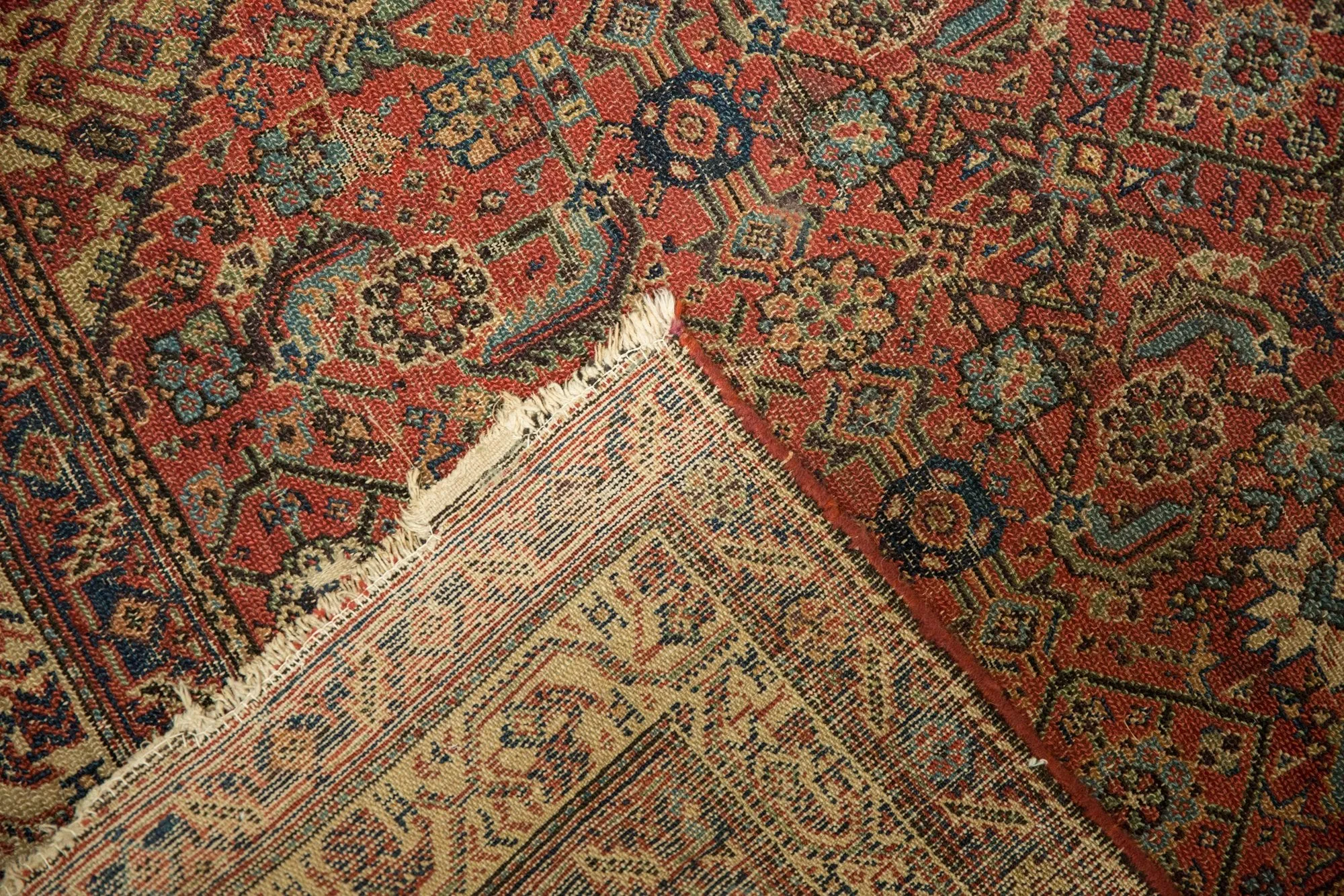 3.5x15 Antique Malayer Rug Runner