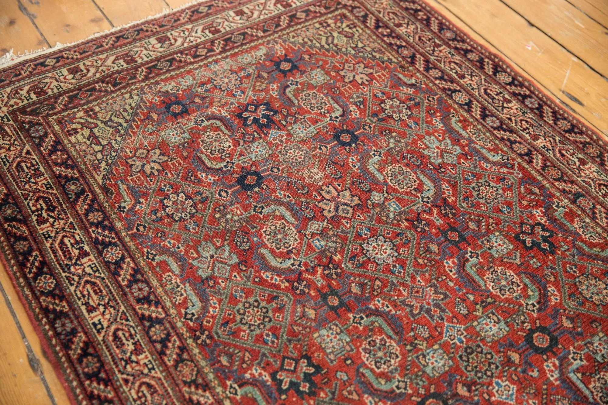 3.5x15 Antique Malayer Rug Runner