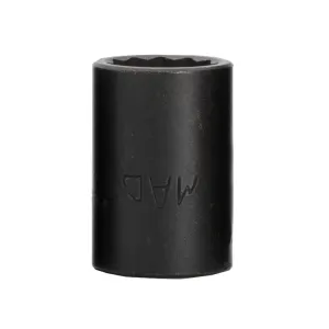 3/8" Drive Metric Impact Sockets - 12-PT.