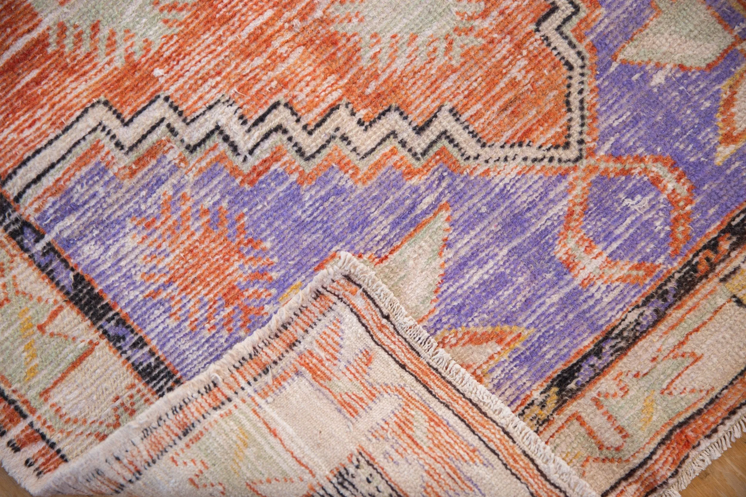 3x6 Vintage Distressed Oushak Rug Runner