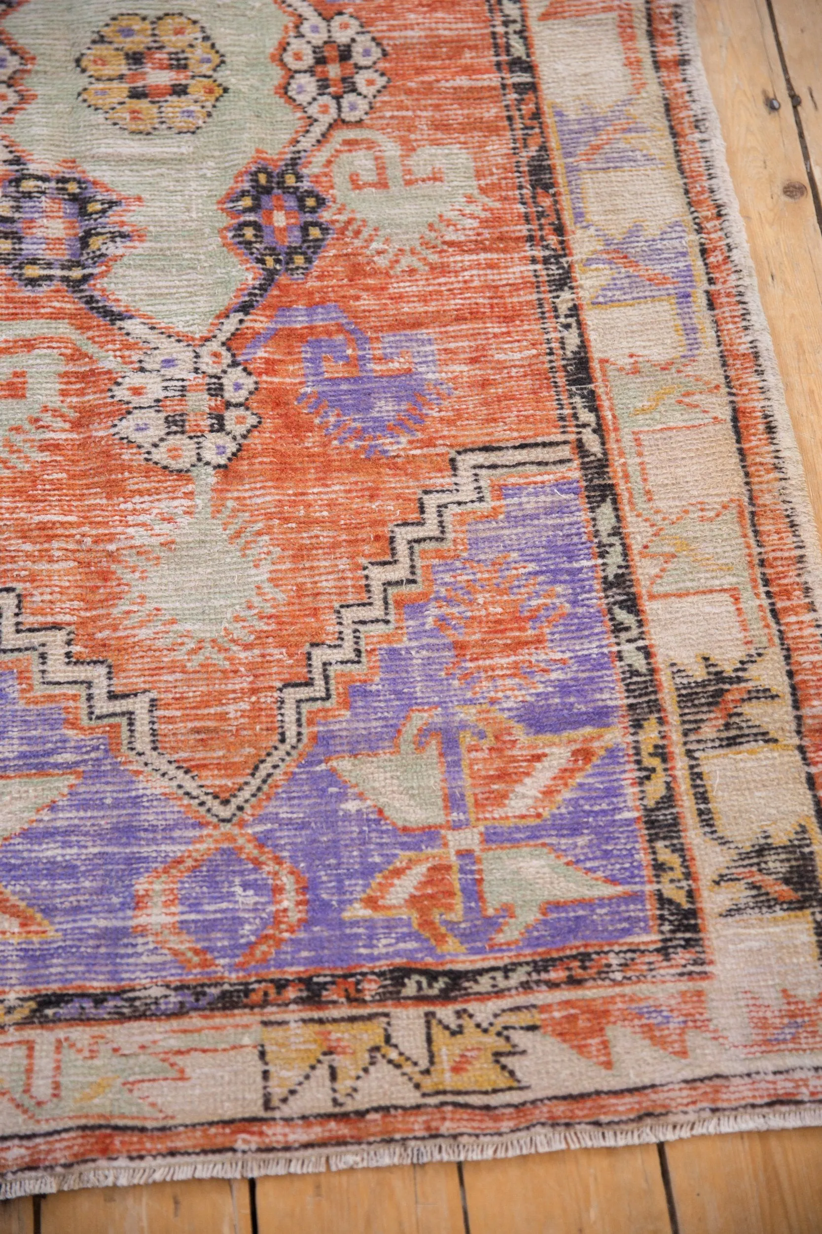 3x6 Vintage Distressed Oushak Rug Runner
