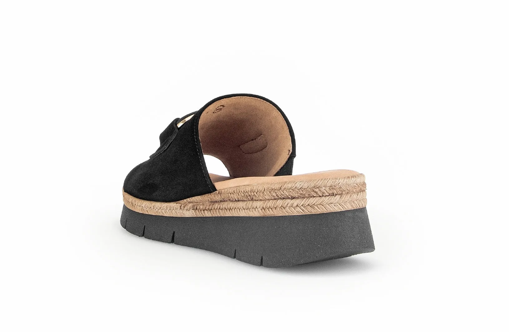 '42.892.47' women's wide fit (H) slides - Black