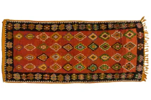 4.5x9.5 Vintage Moroccan Rug Runner