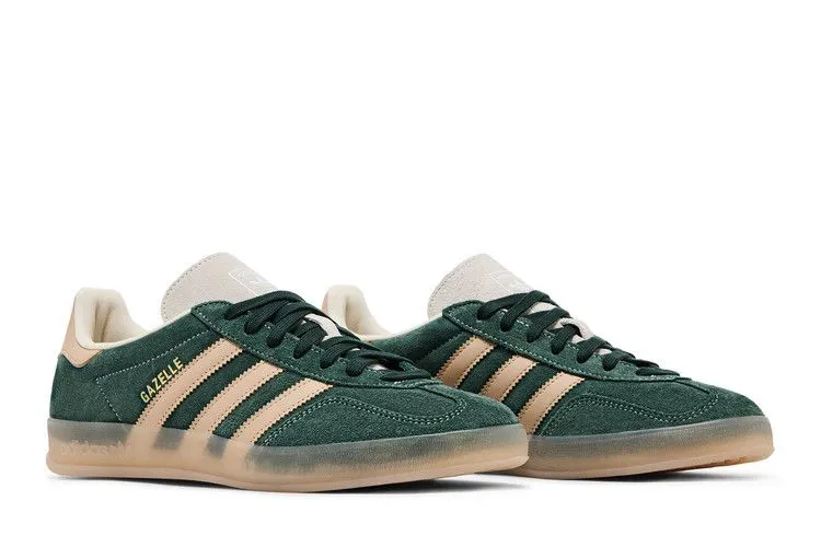 Adidas Gazelle Indoor Shadow Green Warm Sandstone