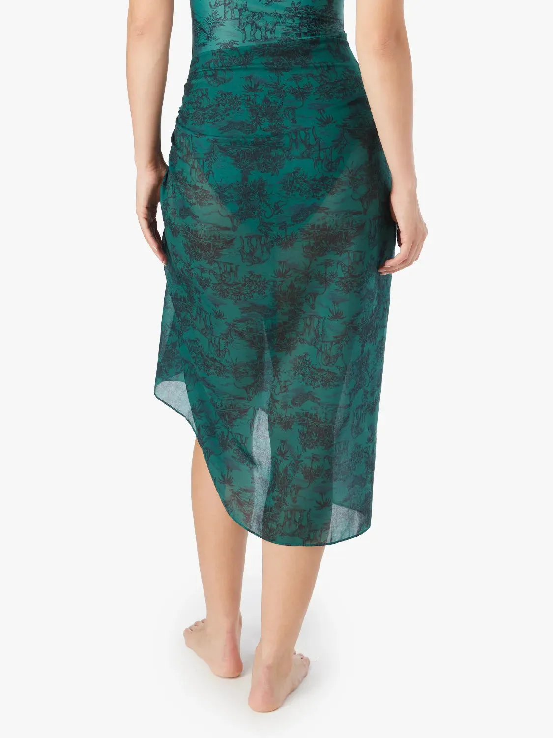 Amagansett Sarong | Jungle Toile