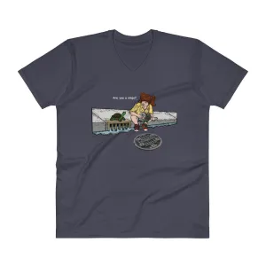 Are You a Ninja? April in New York V-Neck T-Shirt