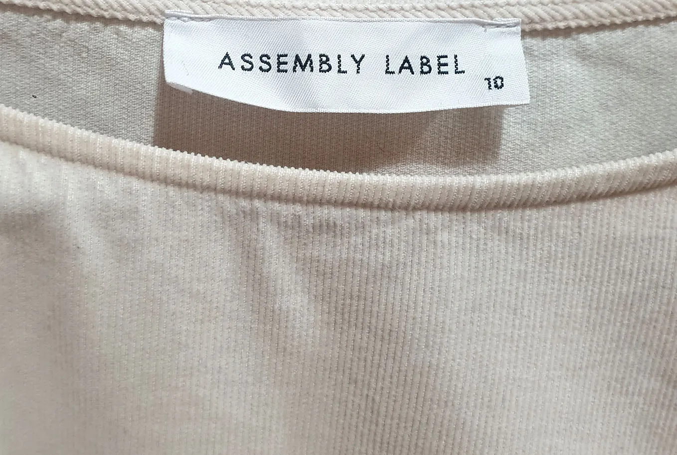 Assembly Label cream dress size 10