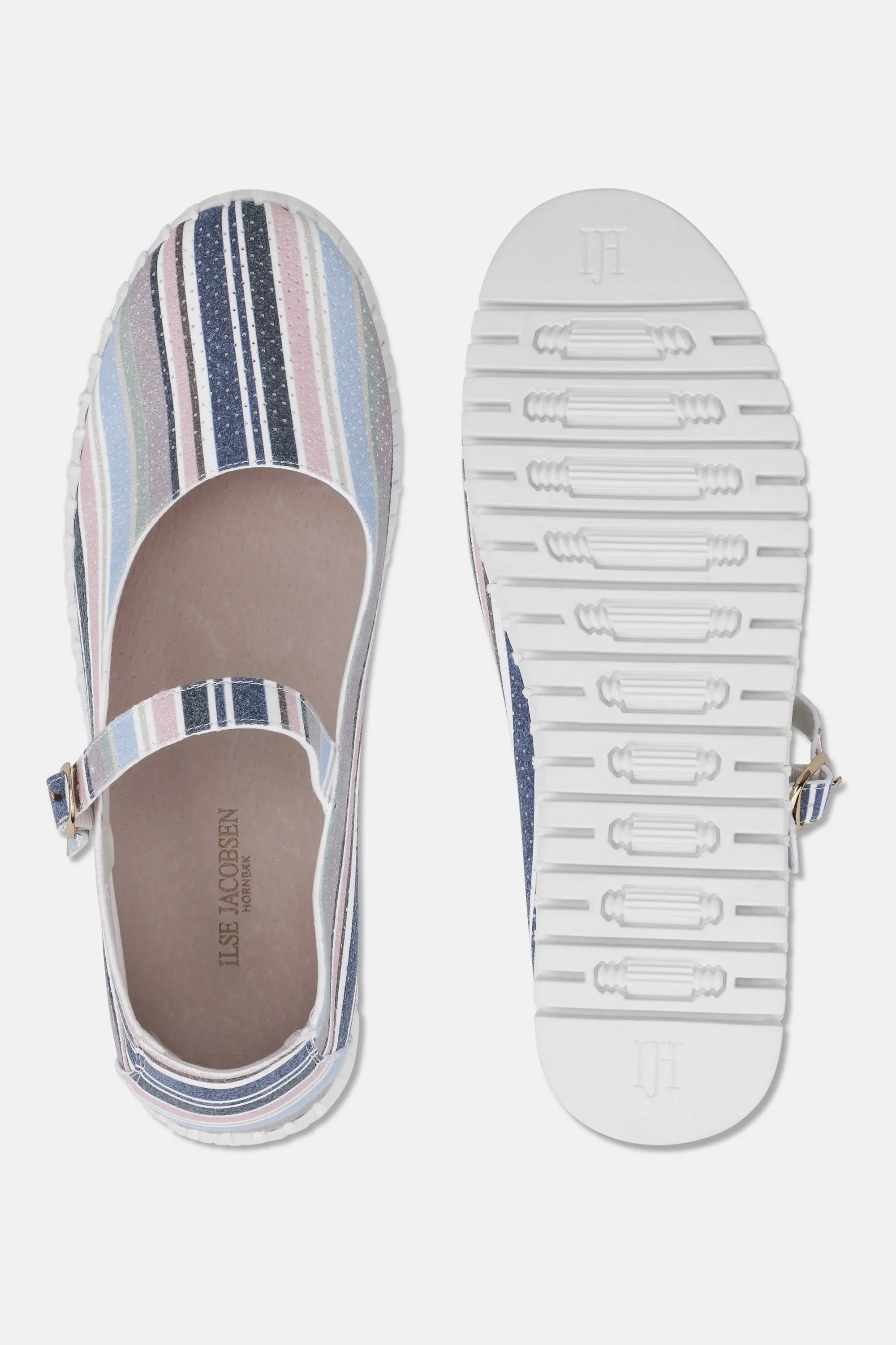 Ballerina Gestreift - Lotus White