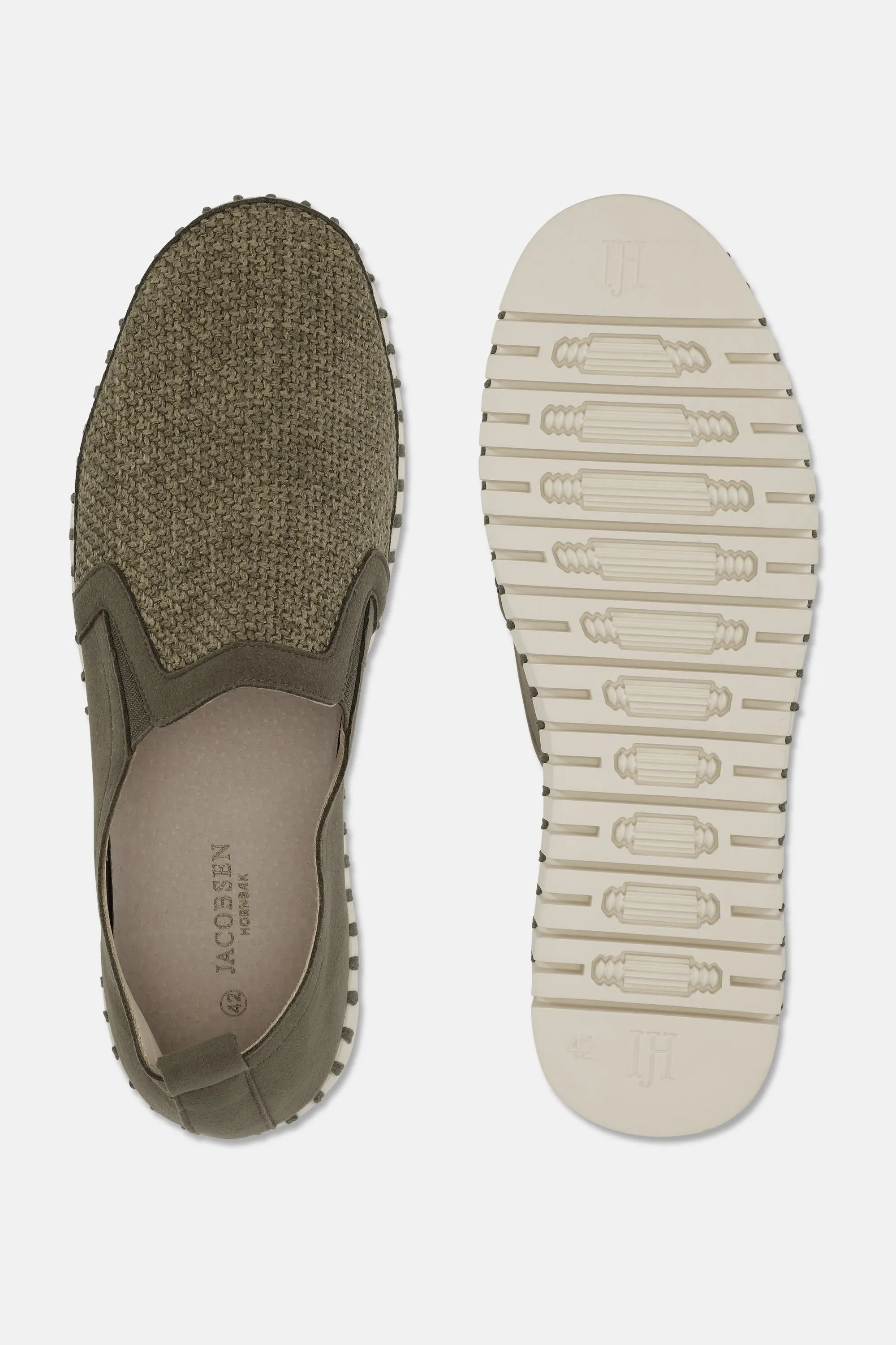 Bequeme Herrenschuhe - Deep Olive Pearled Ivory