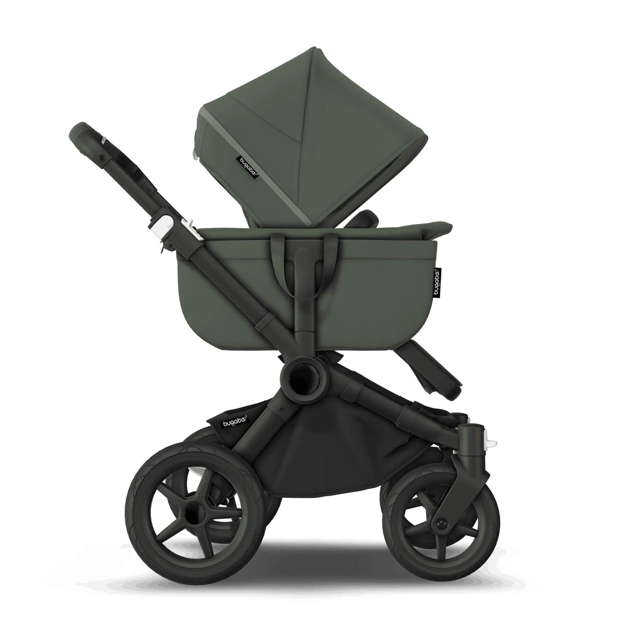 Bugaboo Donkey 5 Mono Cloud T Travel System in Forest Green