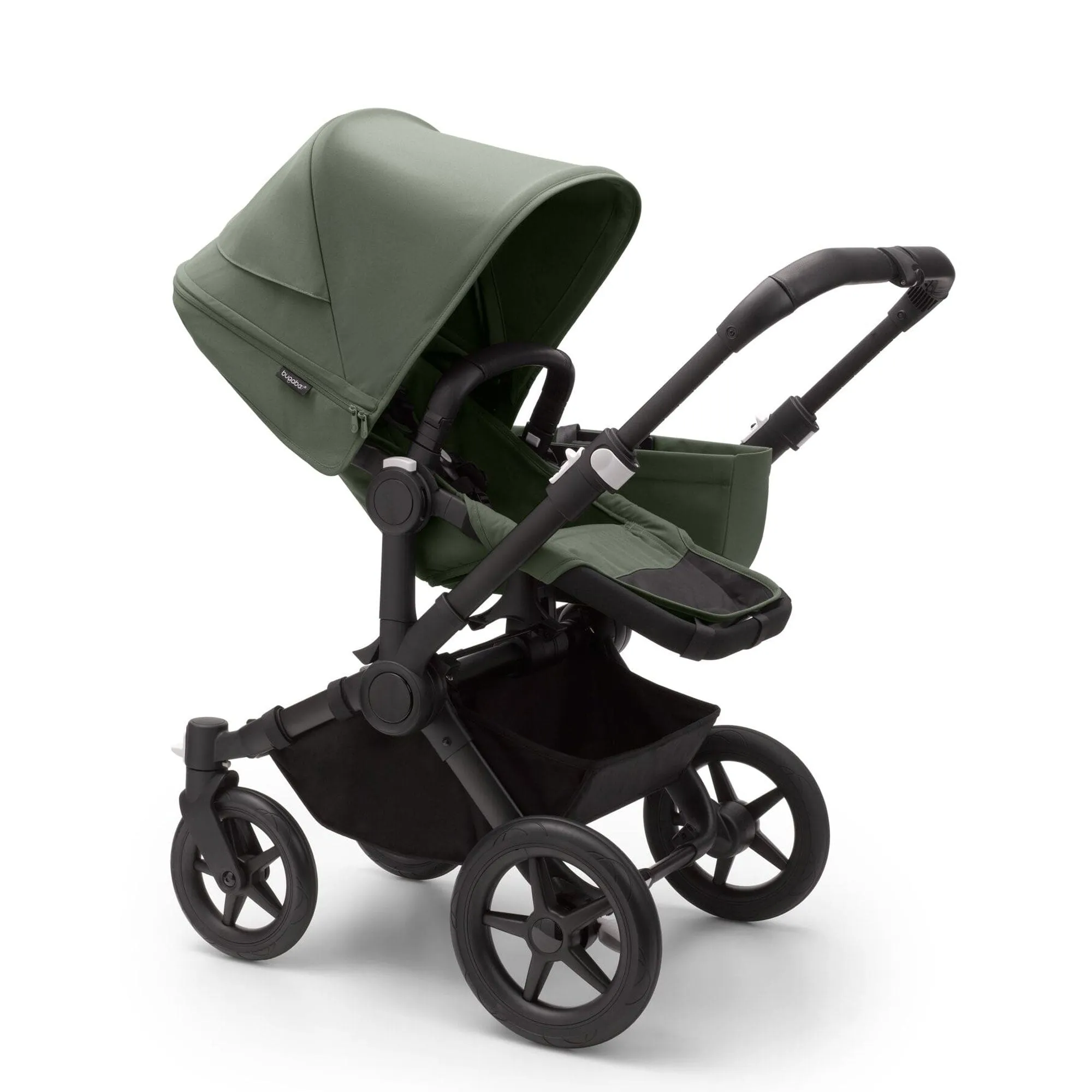 Bugaboo Donkey 5 Mono Cloud T Travel System in Forest Green