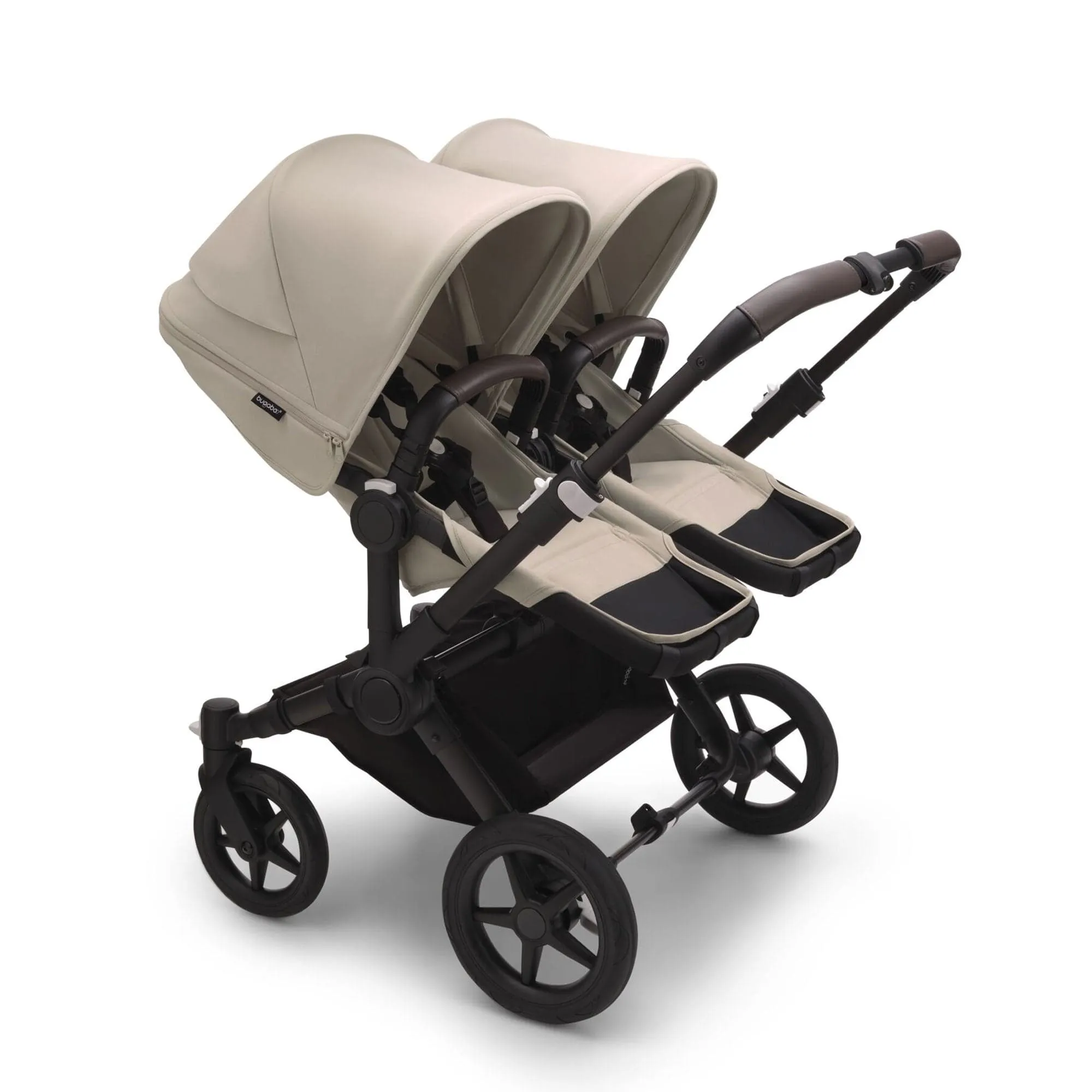 Bugaboo Donkey 5 Twin Complete Turtle Travel System in Desert Taupe
