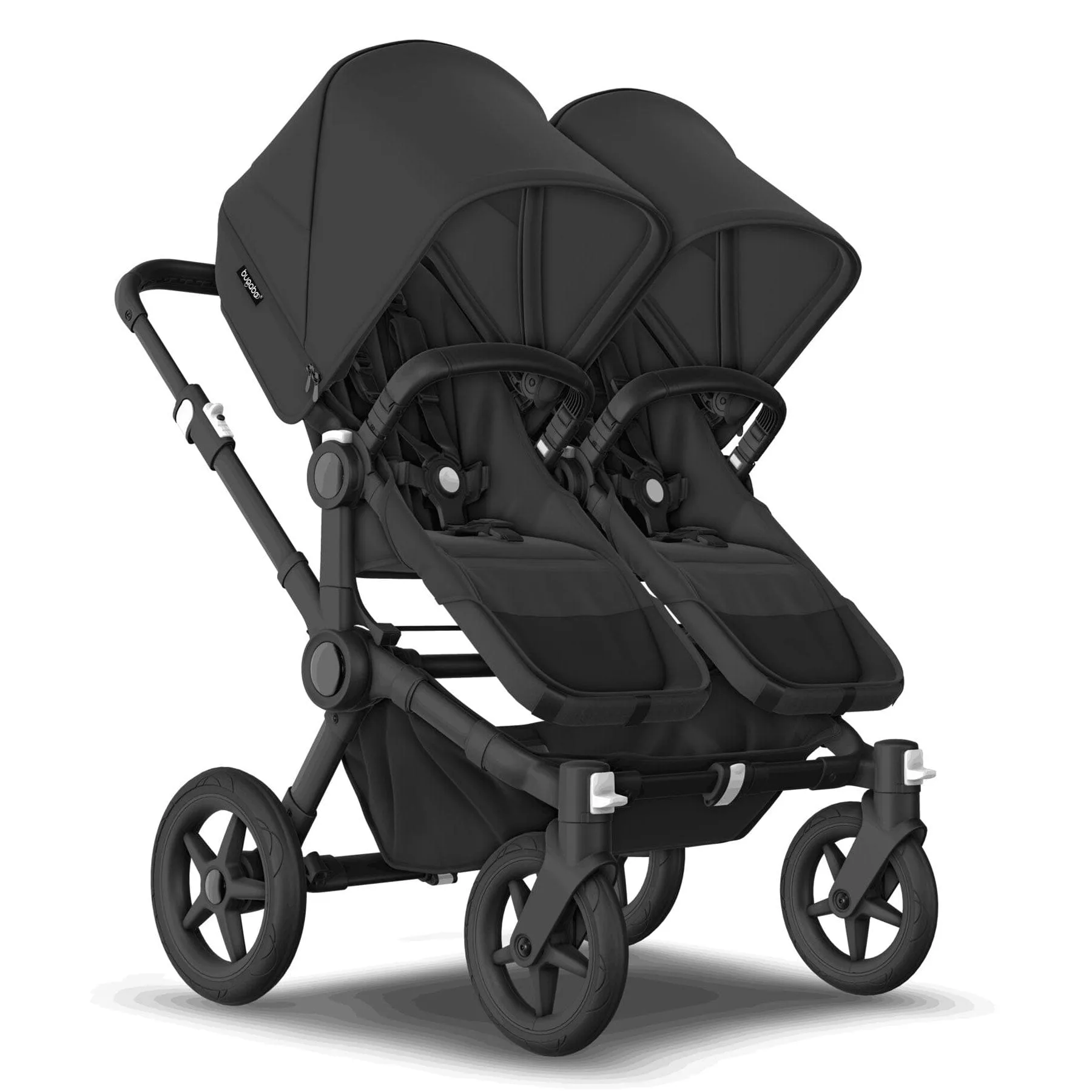 Bugaboo Donkey 5 Twin Complete Turtle Travel System in Midnight Black