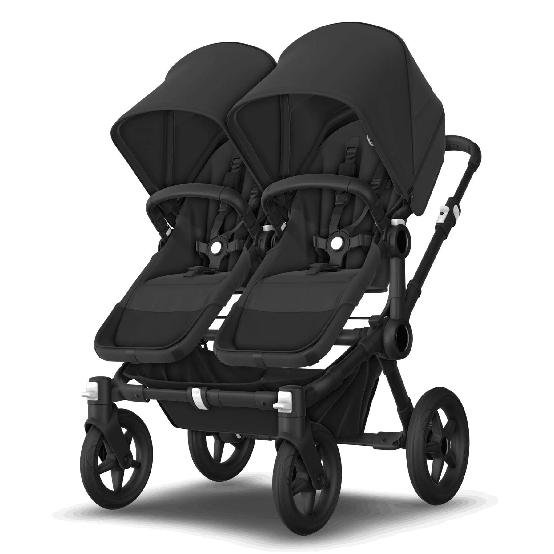 Bugaboo Donkey 5 Twin Complete Turtle Travel System in Midnight Black