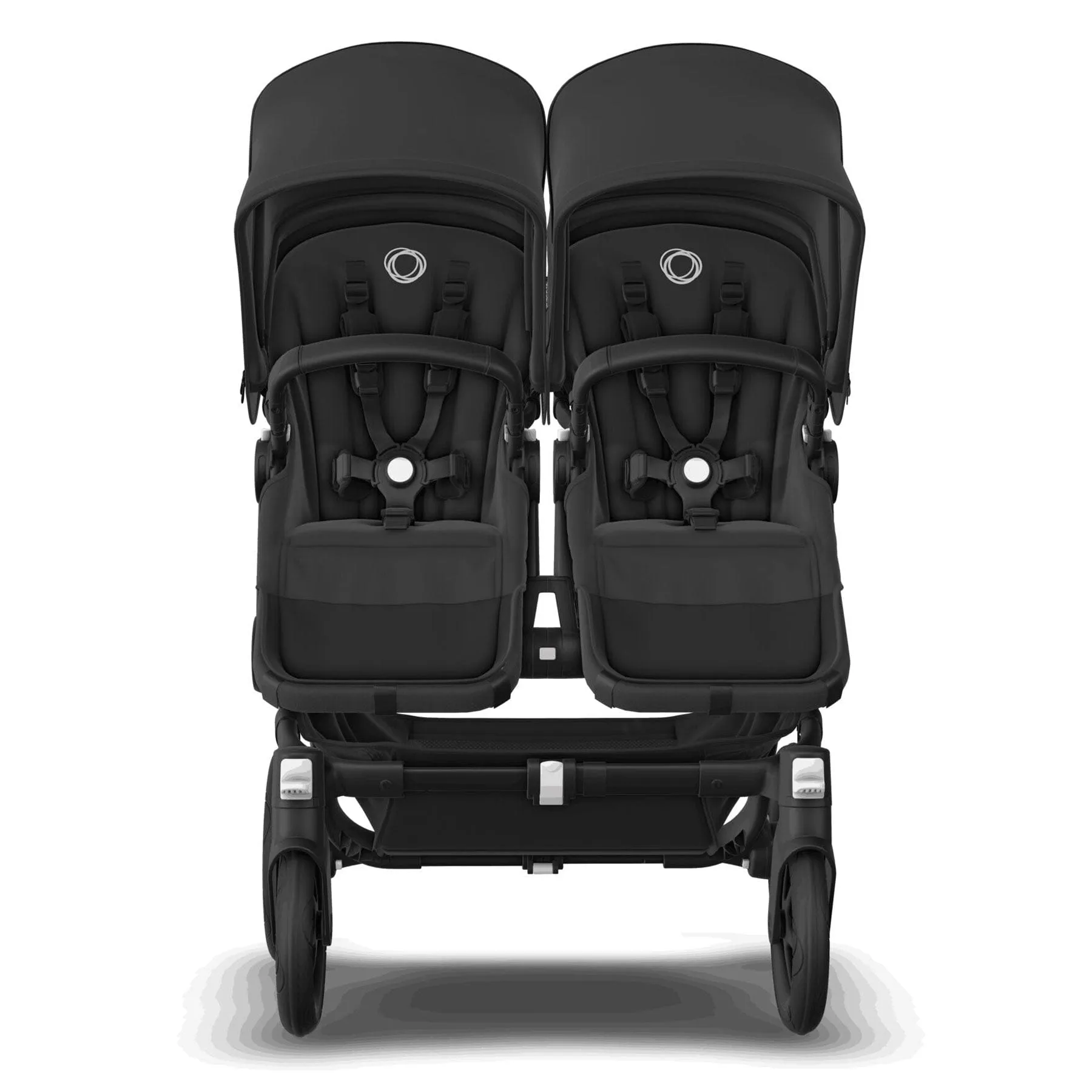 Bugaboo Donkey 5 Twin Complete Turtle Travel System in Midnight Black
