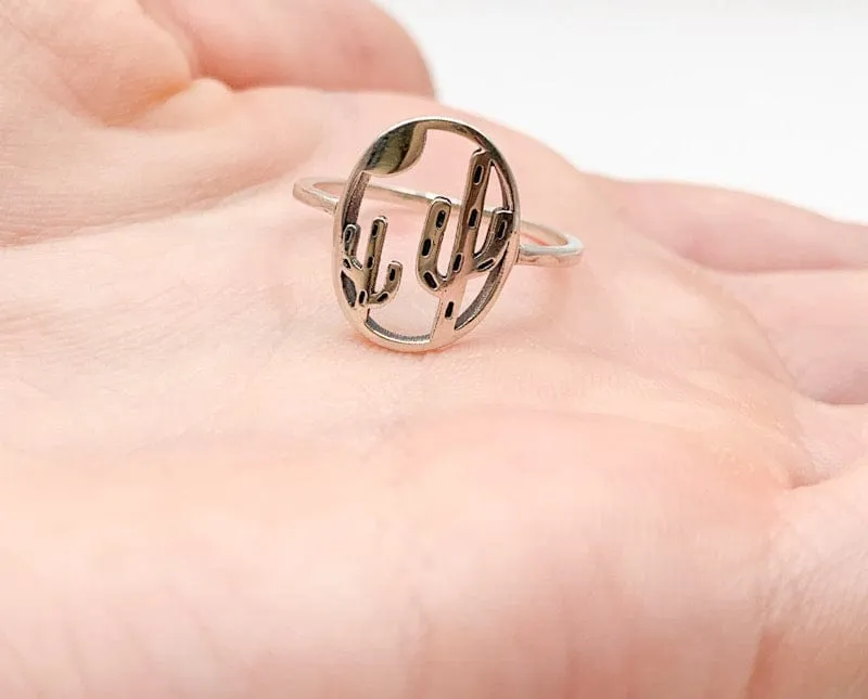 Cactus Inlay Ring