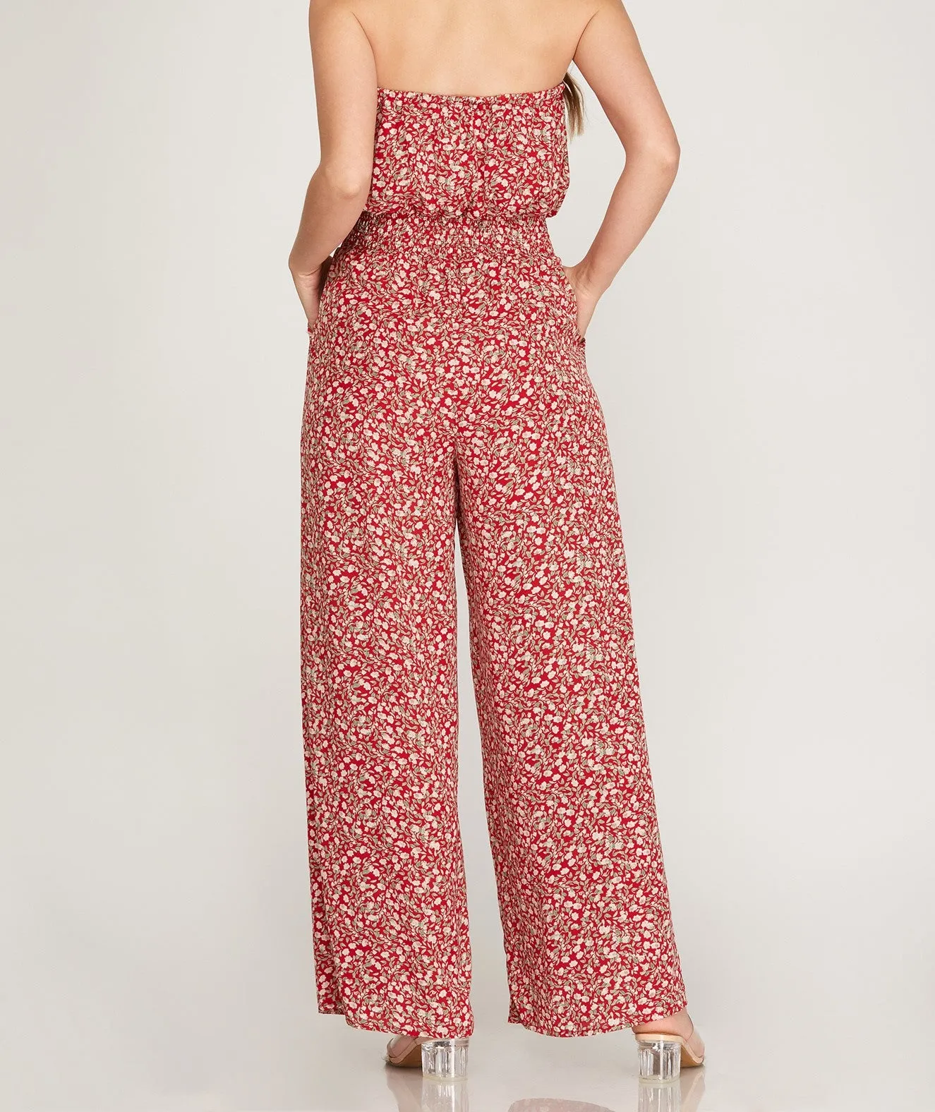 CAMILA JUMPSUIT - RED
