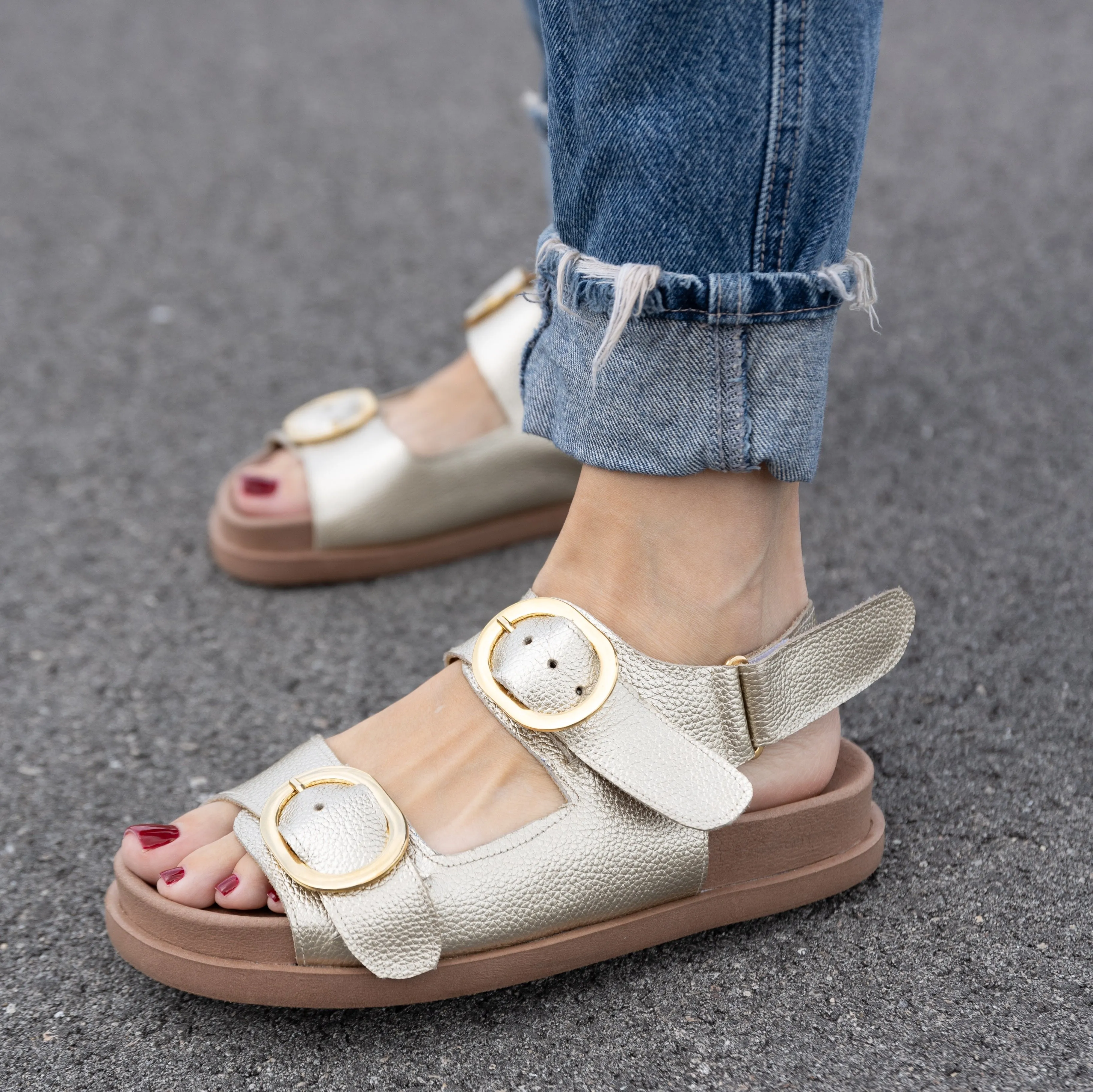 Carla Sandals - Gold