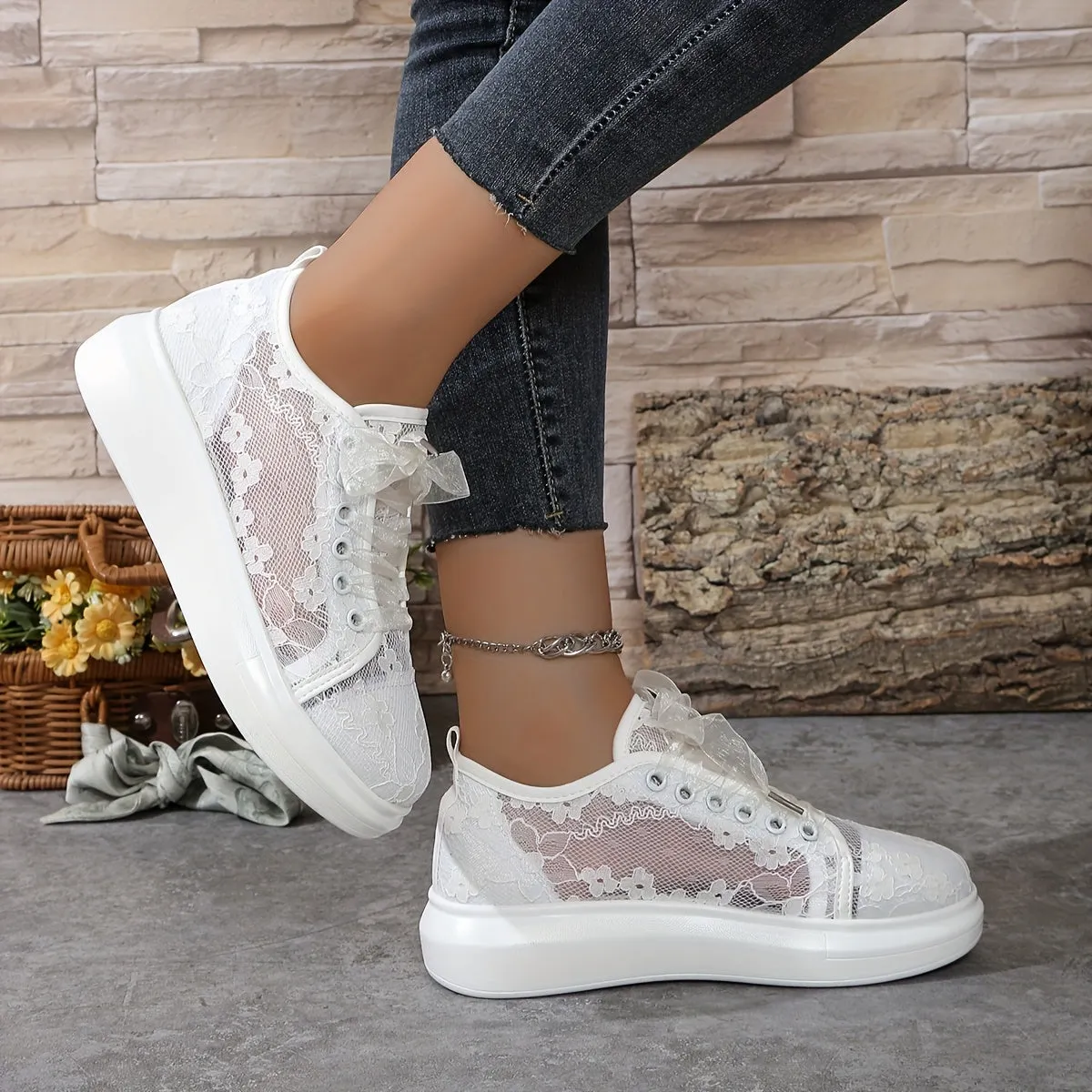 Celestia™ | Stylish Lace Up Sneakers