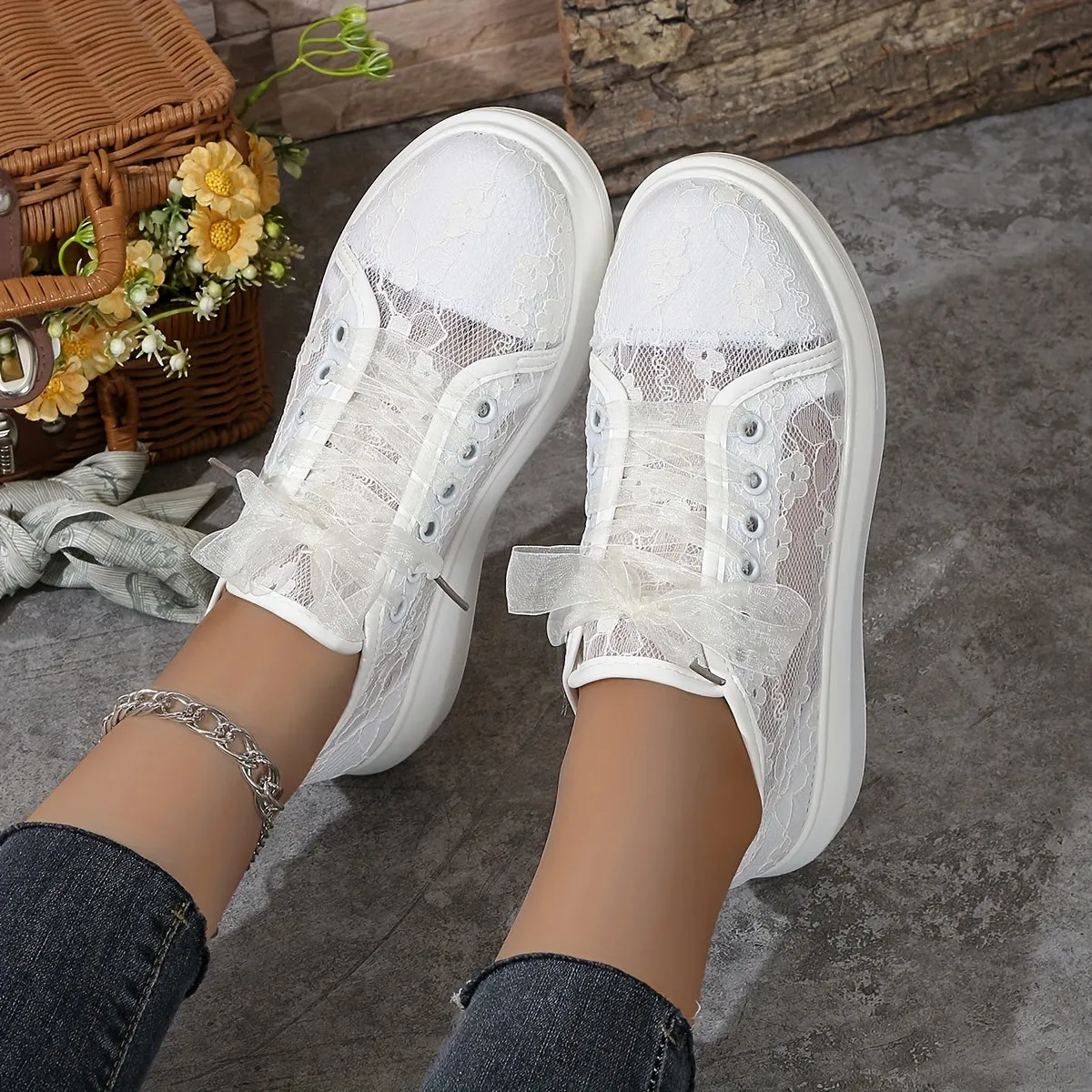 Celestia™ | Stylish Lace Up Sneakers