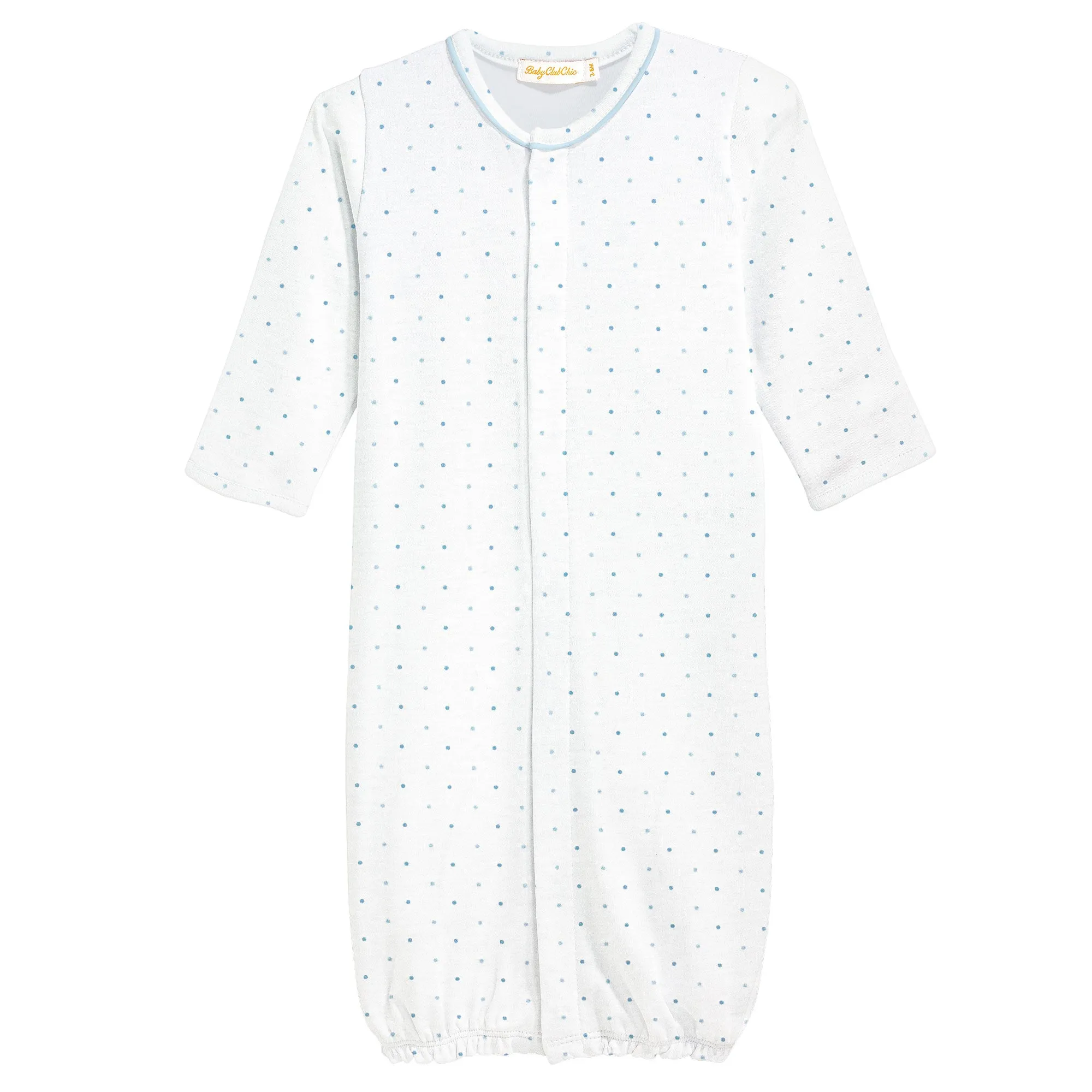Dots Printed Conv Gown
