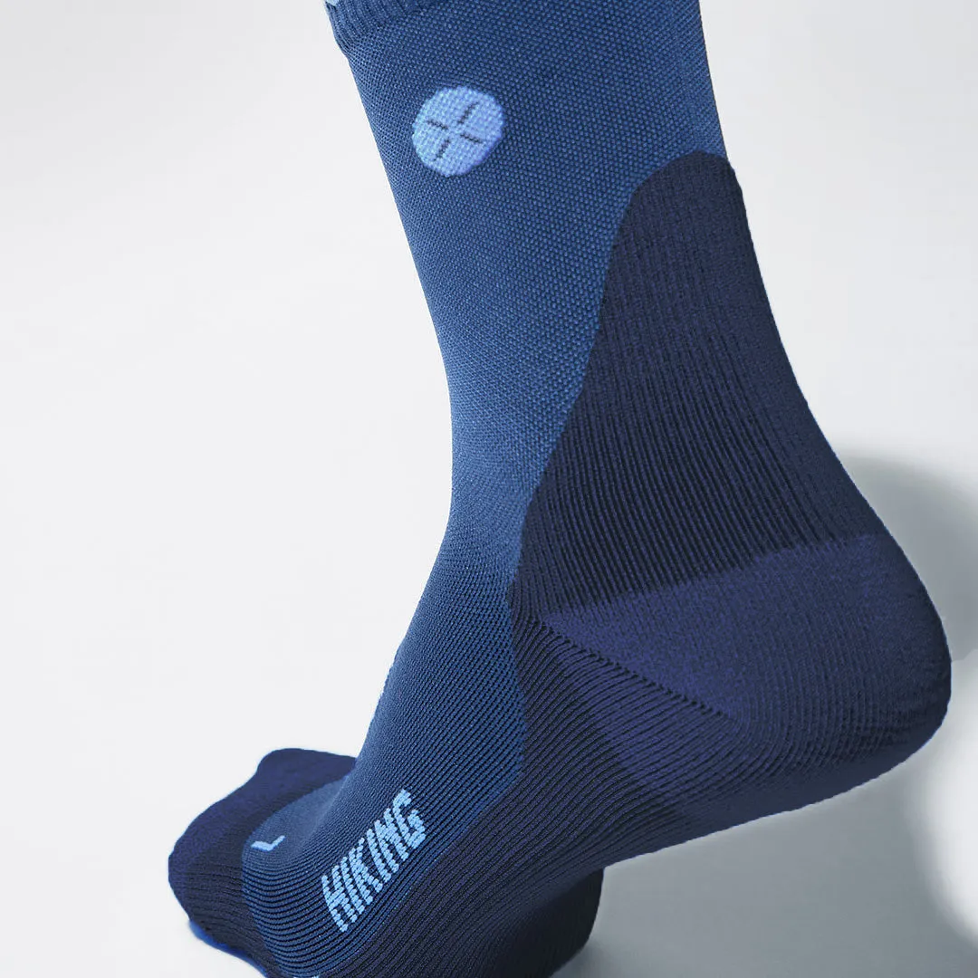 Dryarn® Hiking Ankle Socks Women | Blue / Light Blue