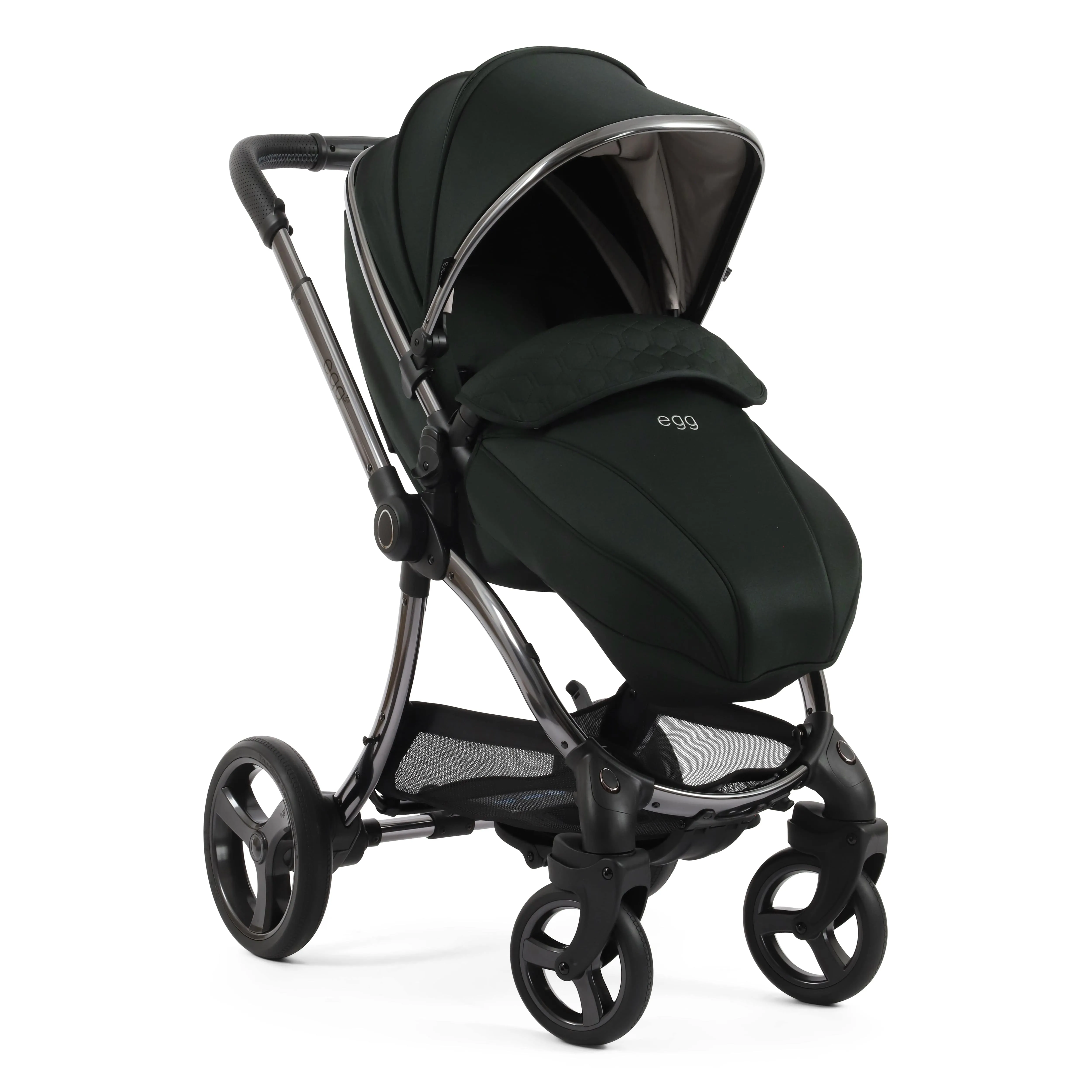 egg3 Pram Bundle Black Olive