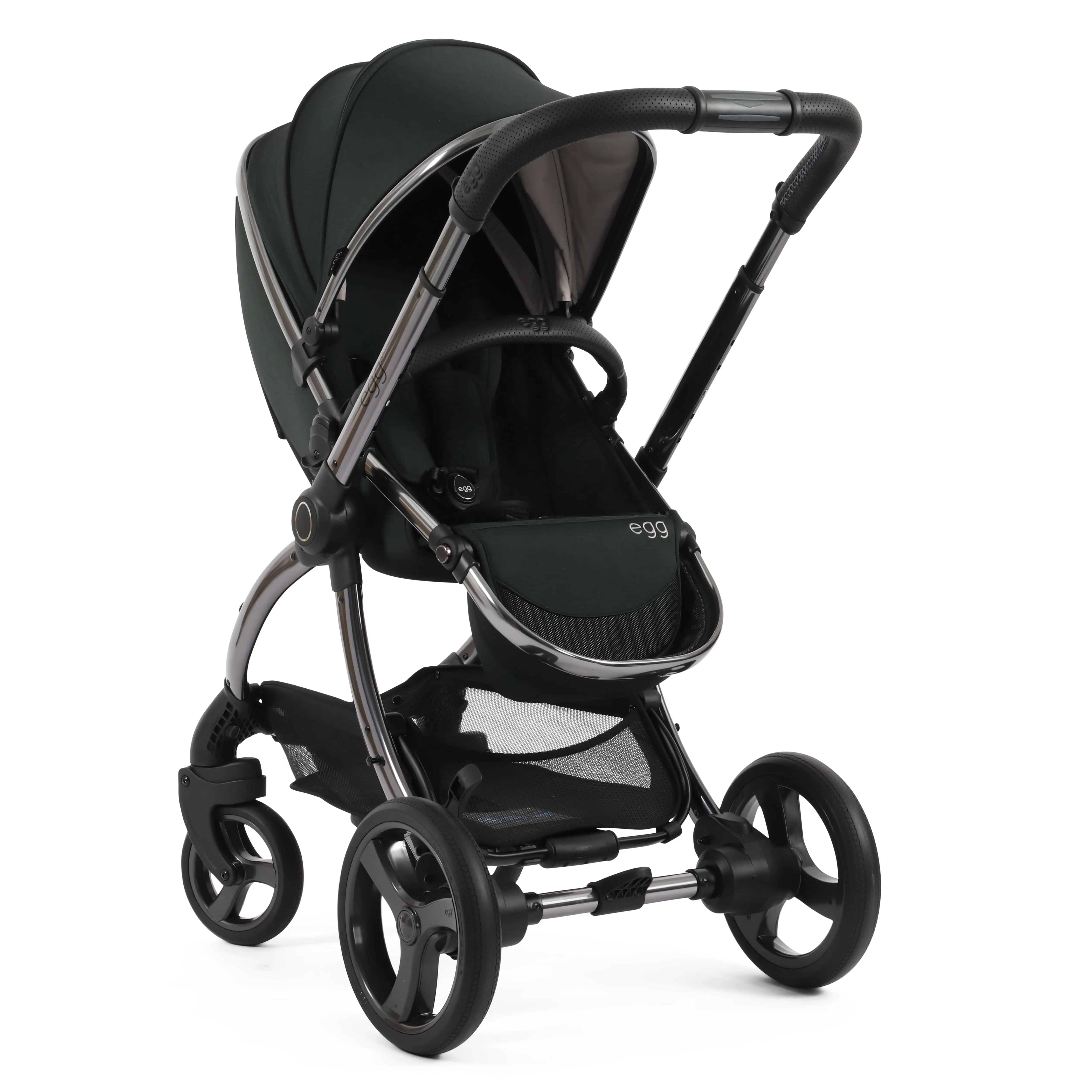 egg3 Pram Bundle Black Olive