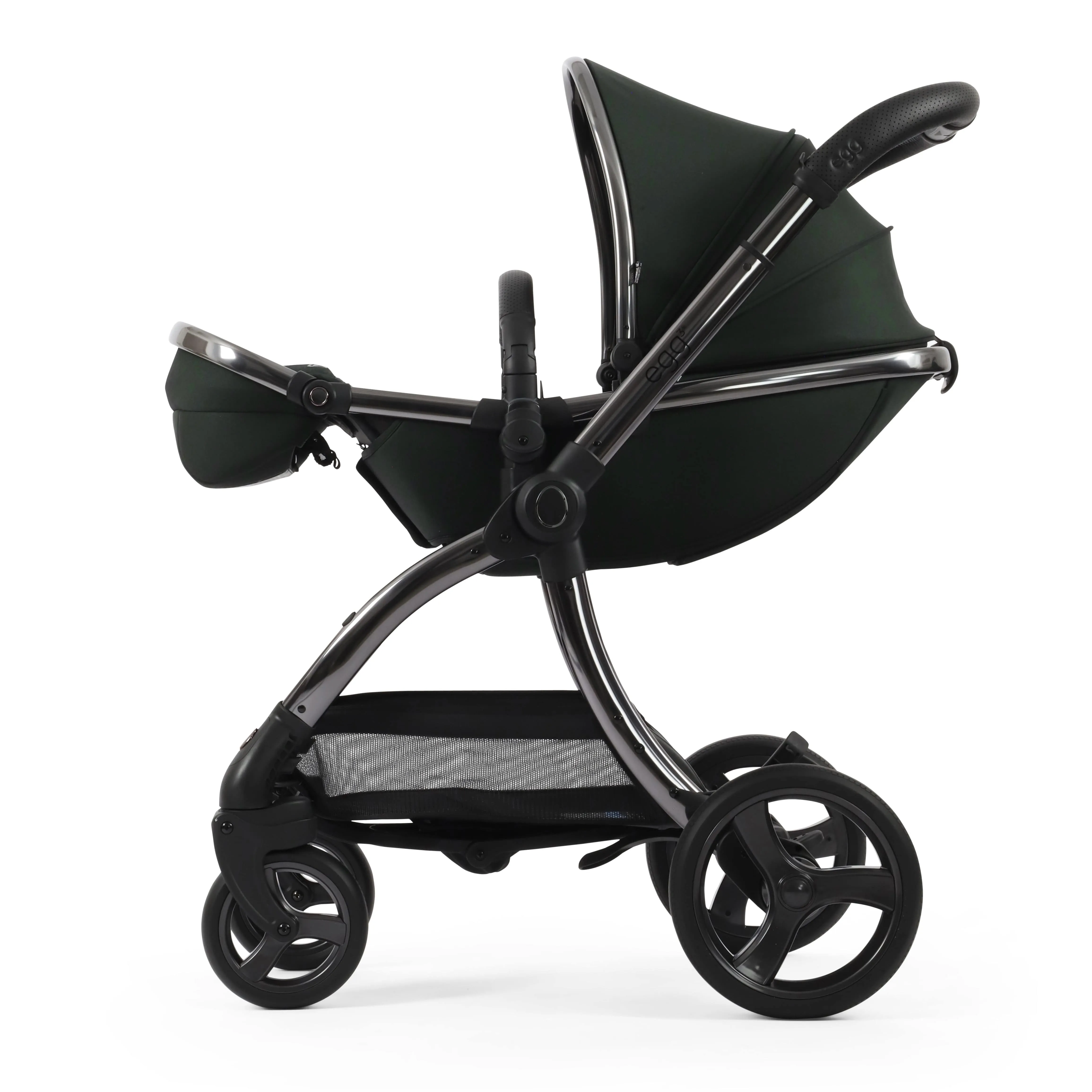 egg3 Pram Bundle Black Olive