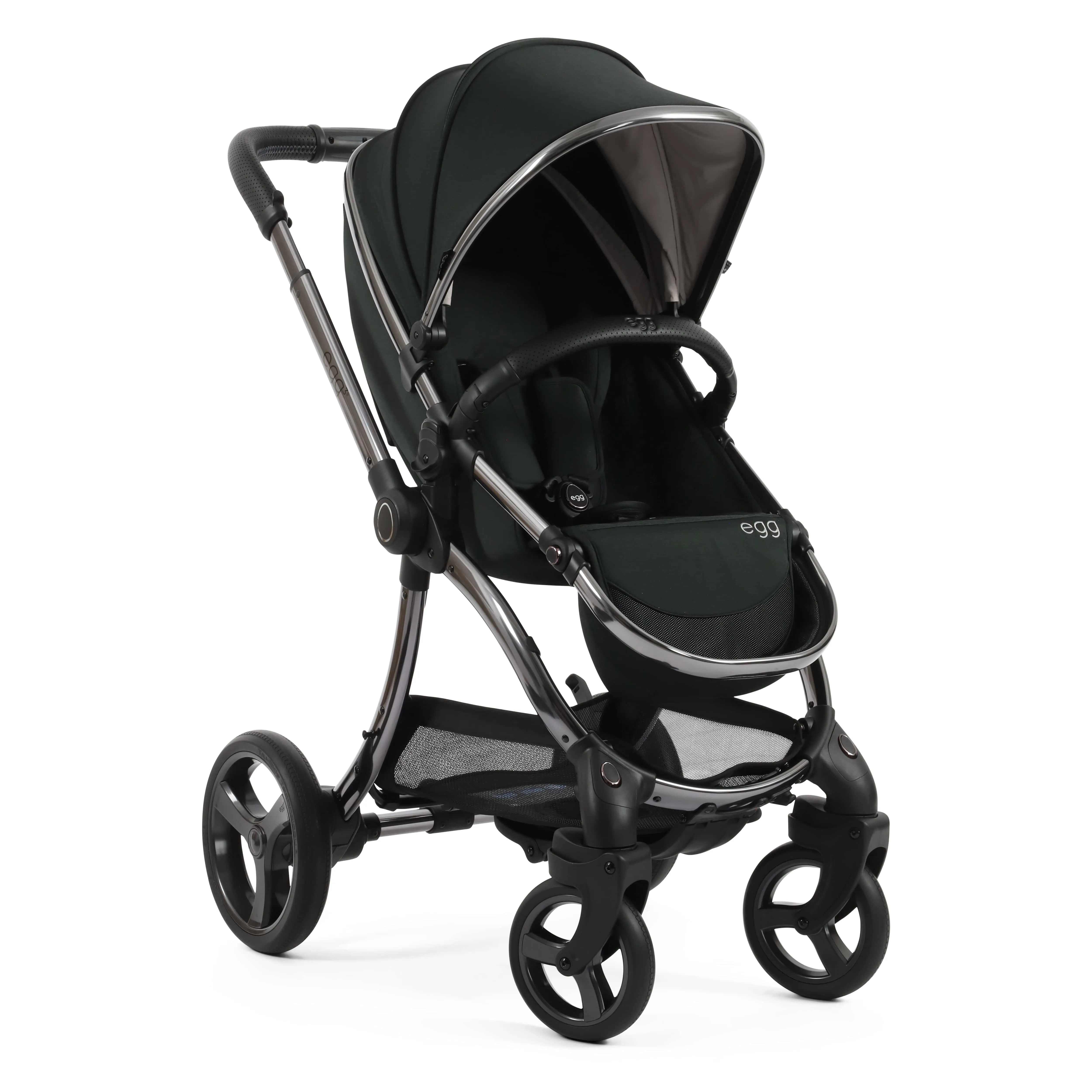 egg3 Pram Bundle Black Olive