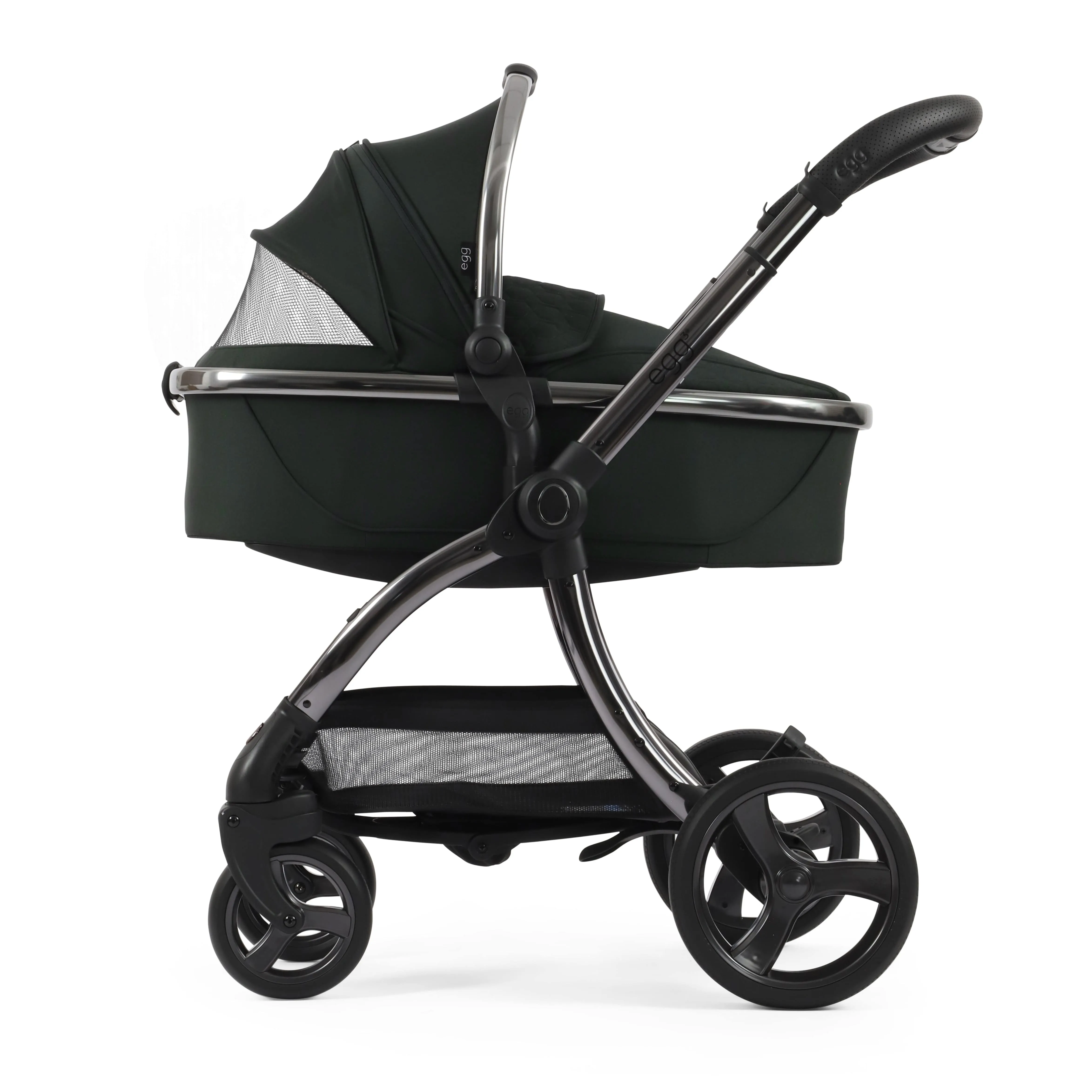 egg3 Pram Bundle Black Olive