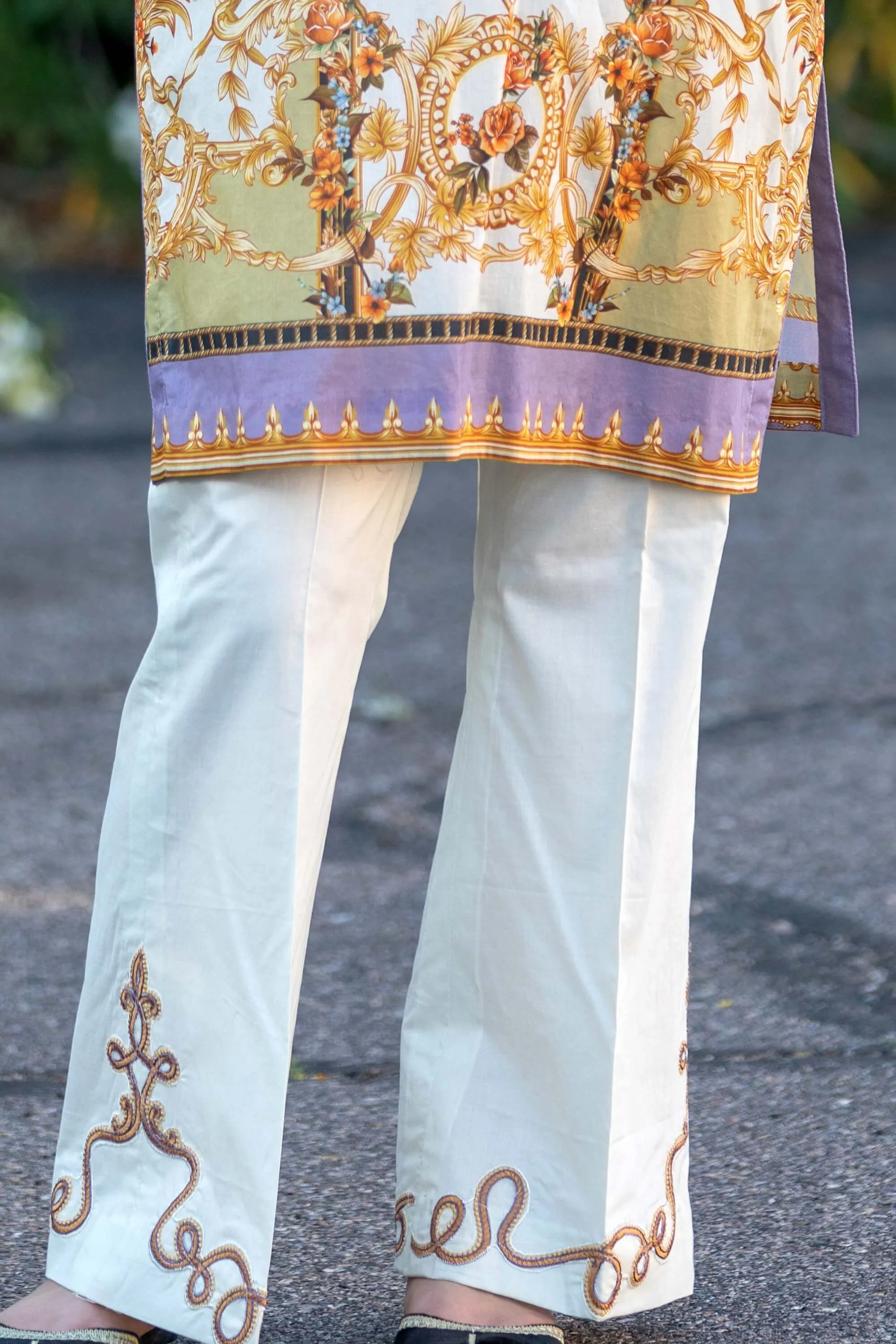 Elan Mauve Suit Lawn-Cotton Suit