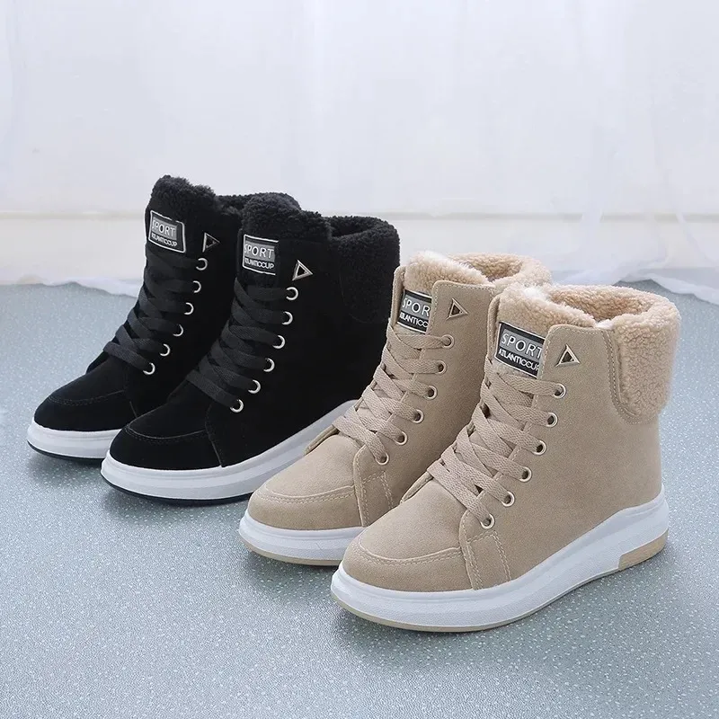Emmy | Warme Gevoerde Hoge Sneakers