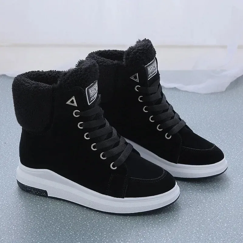 Emmy | Warme Gevoerde Hoge Sneakers