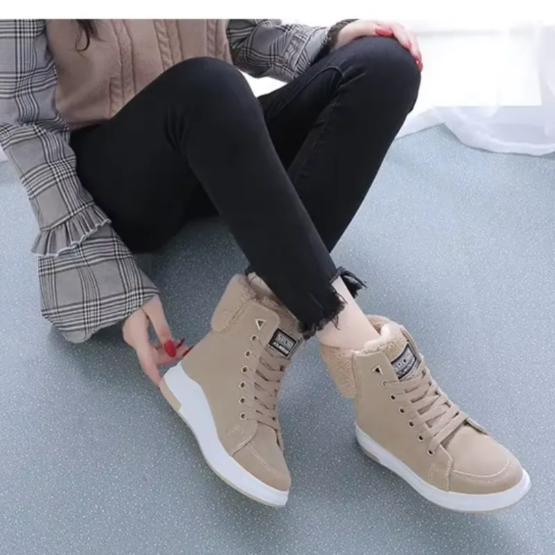Emmy | Warme Gevoerde Hoge Sneakers