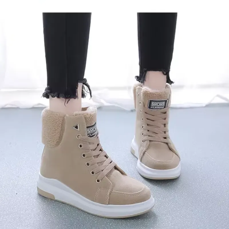 Emmy | Warme Gevoerde Hoge Sneakers