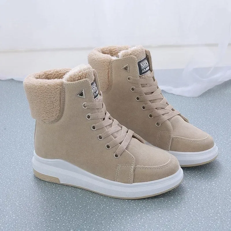 Emmy | Warme Gevoerde Hoge Sneakers