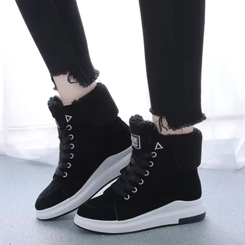 Emmy | Warme Gevoerde Hoge Sneakers