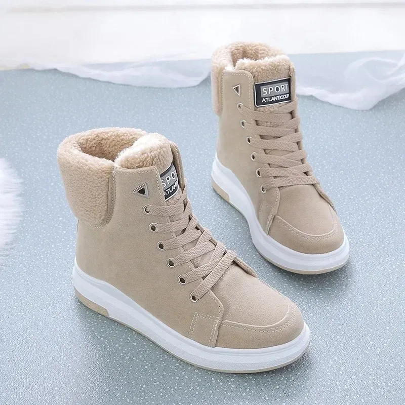 Emmy | Warme Gevoerde Hoge Sneakers