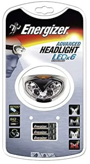 Energizer Led Vision Headlight   3AAA-  Blue  [ 200 Lumens/ 20Hr