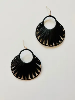 ER205 WOVEN GOLD EARRINGS