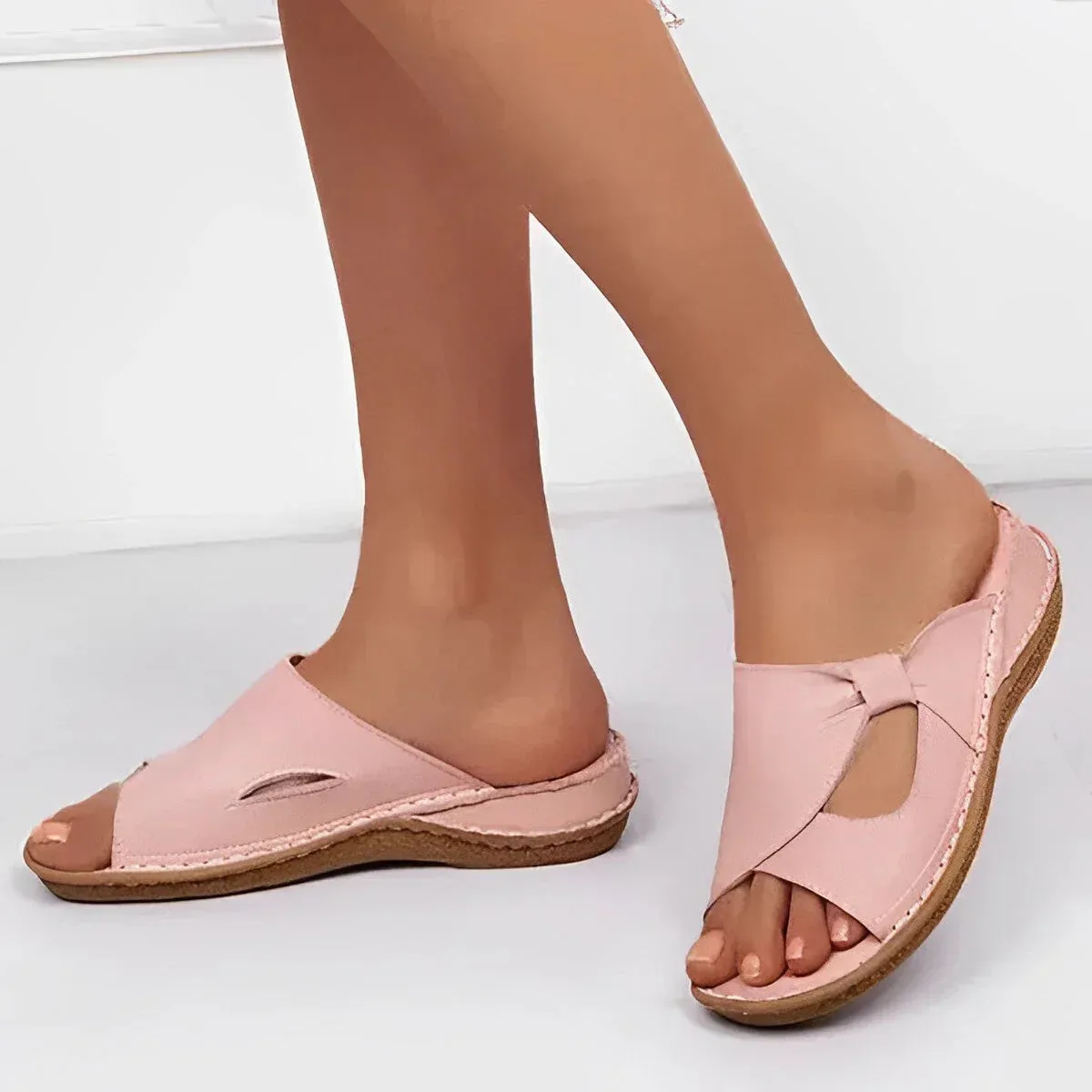 Faenora – Comfortabele leren sandalen