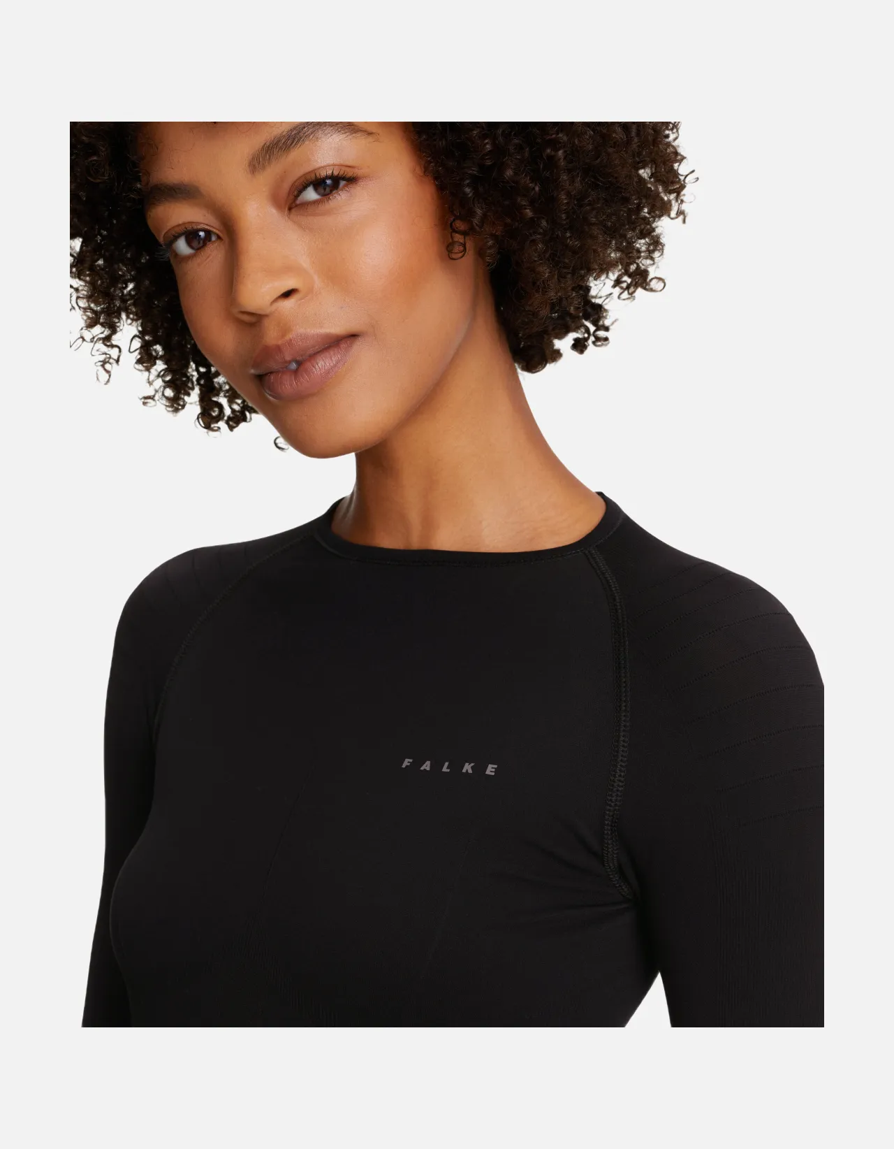 FALKE Women long sleeve Shirt Warm - Black
